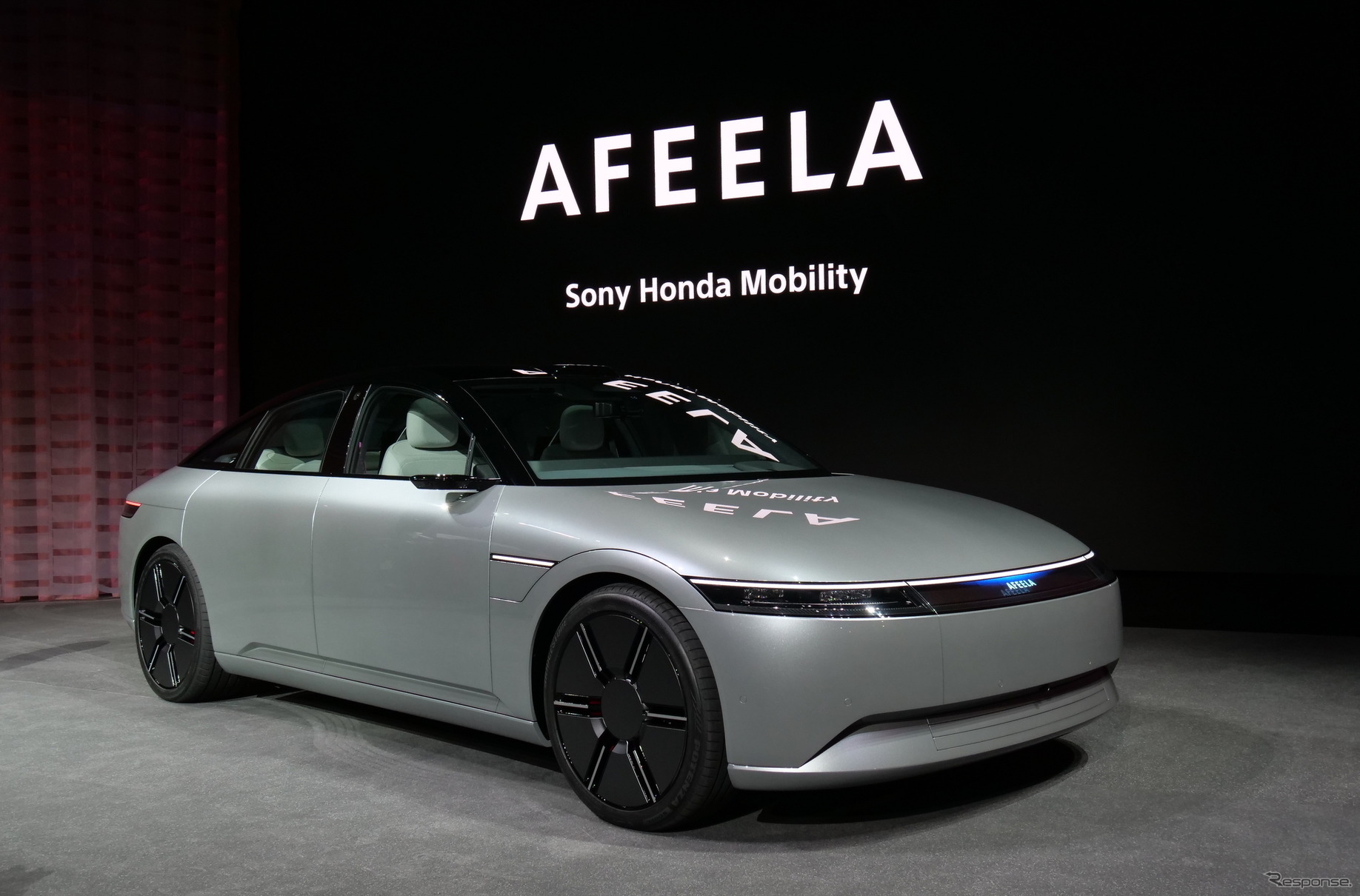 ソニー・ホンダモビリティが発表した新ブランド「AFEELA（アフィーラ）」のプロトタイプ（CES 2023）