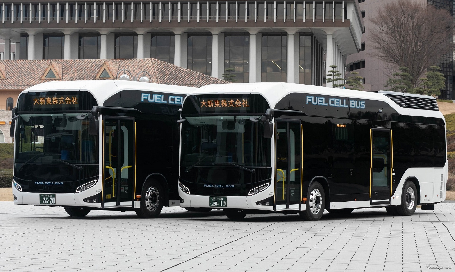 東京・八王子地区に新たに導入した燃料電池バス