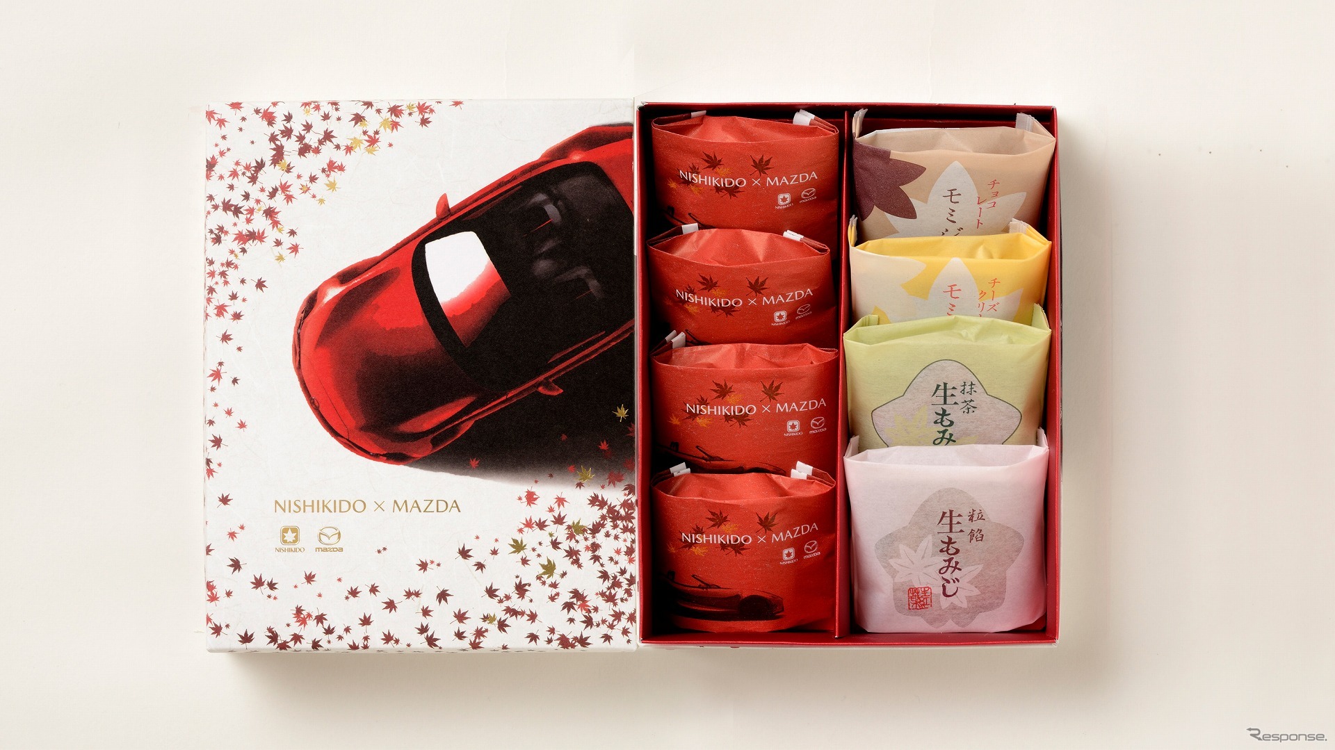にしき堂×MAZDA 特製饅頭&もみじ詰合せ