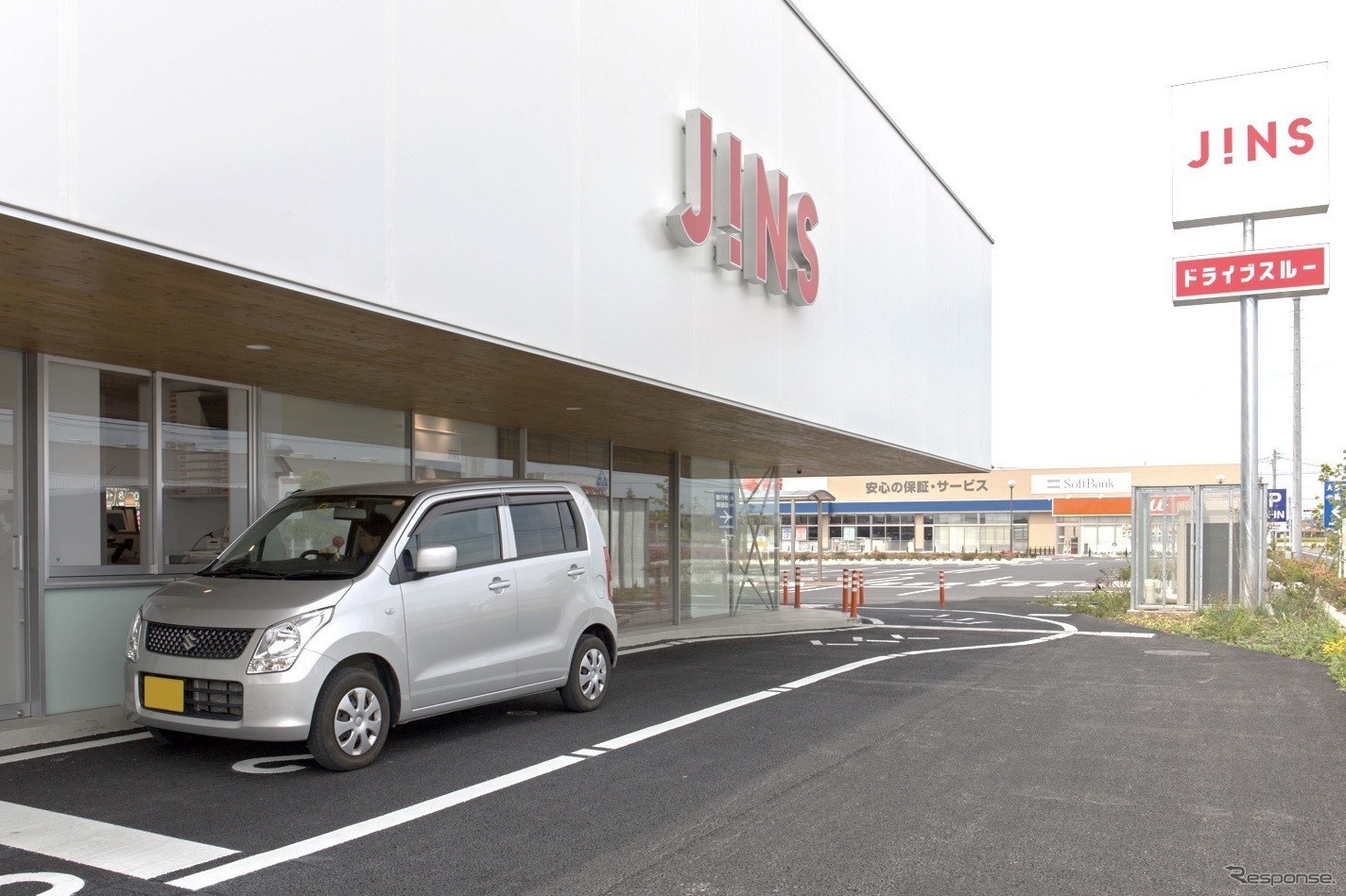 JINSパワーモール前橋みなみ店のドライブスルー
