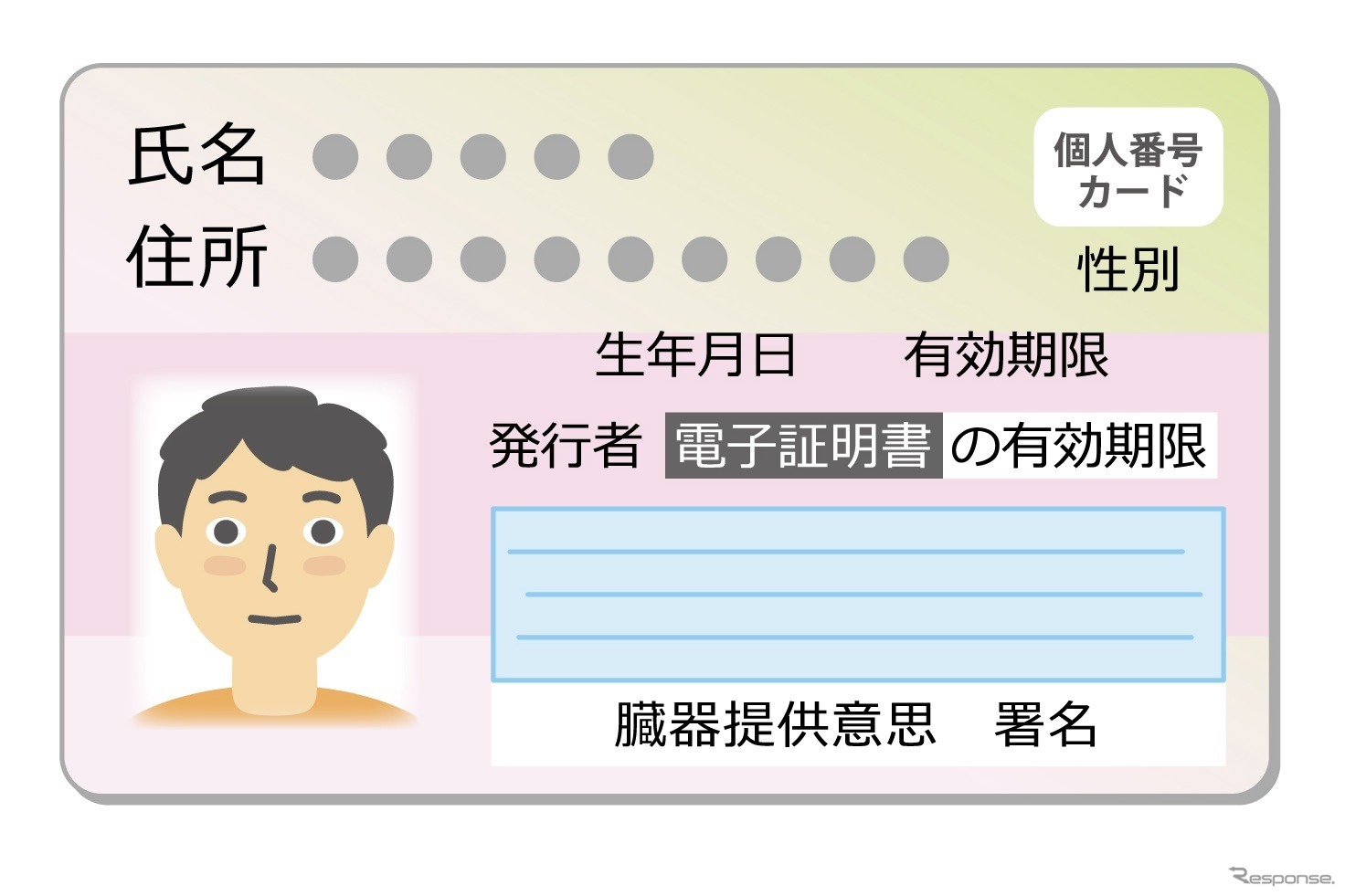 マイナンバーカード（イメージ）