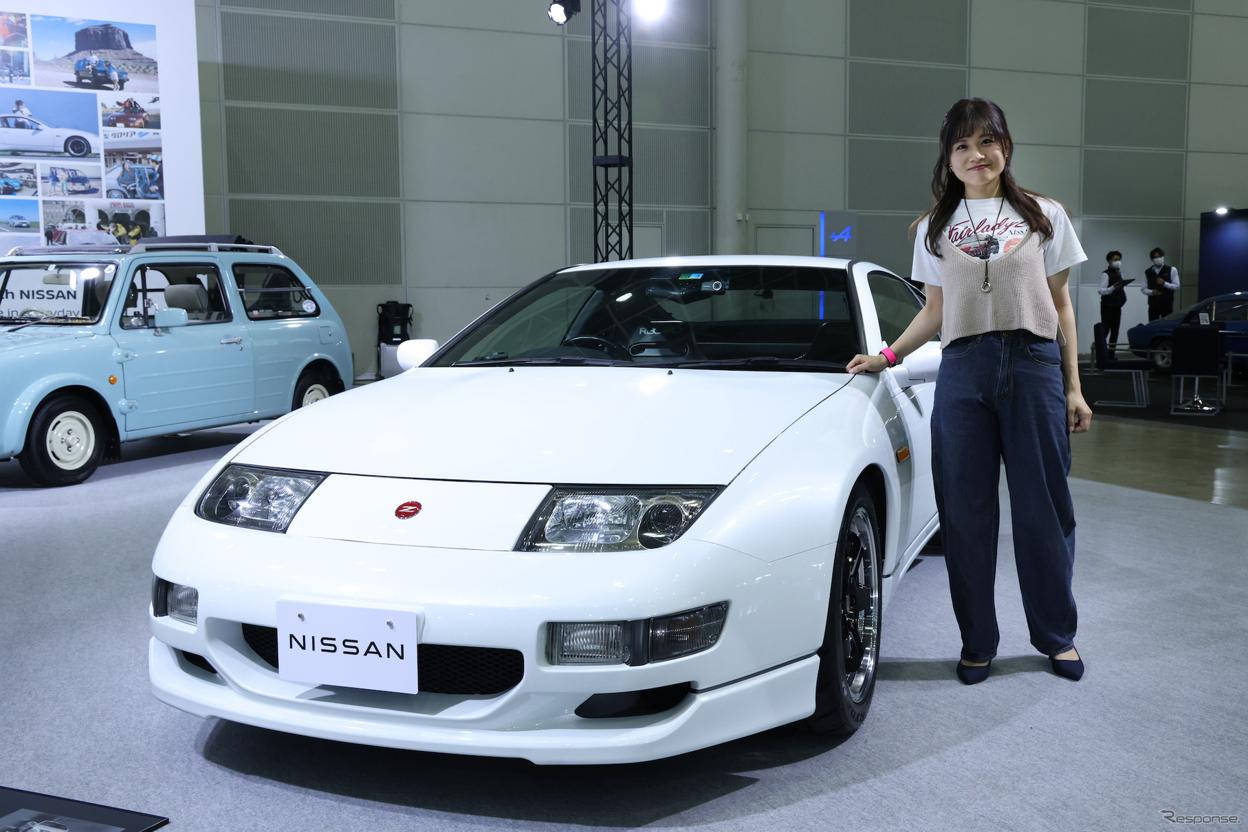 1998年式日産フェアレディZ 300ZXとオーナーの丹呉いずみさん