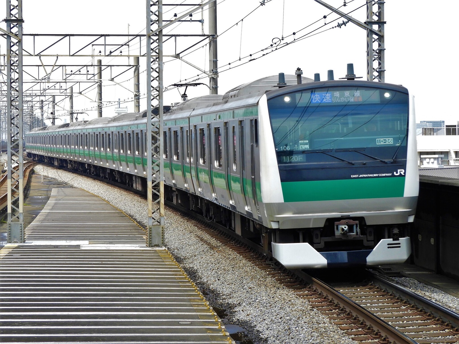 埼京線の埼玉県内を走る快速。