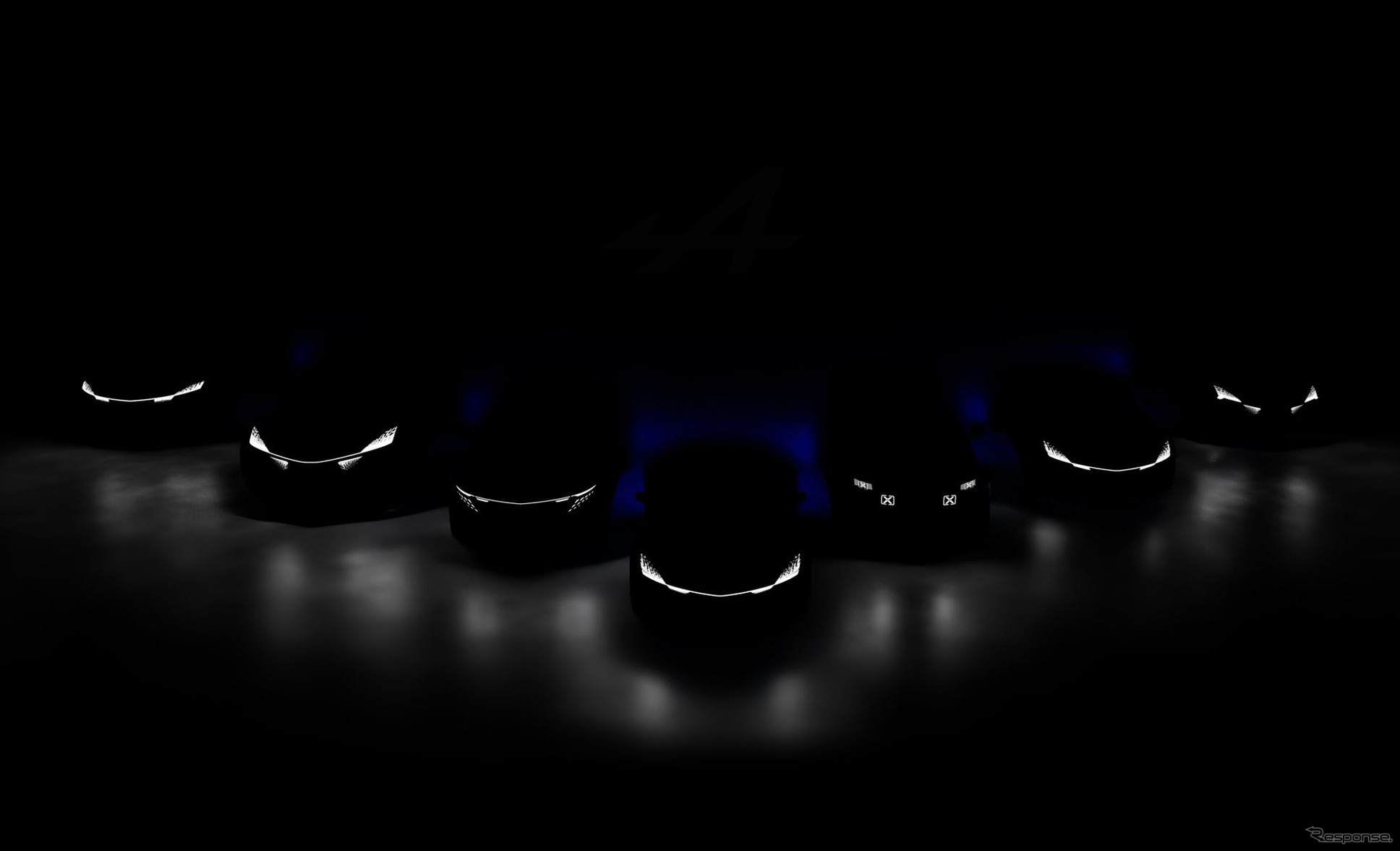 アルピーヌの新型EV 7車種のティザー写真