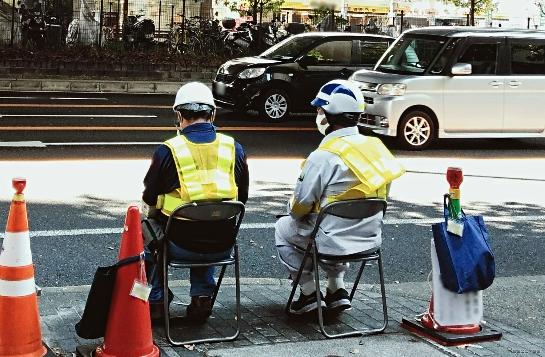 人手観測による交通量調査（イメージ）