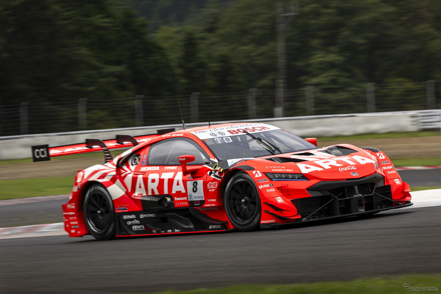 優勝した#8 ARTA MUGEN NSX-GT（野尻智紀／大湯都史樹）