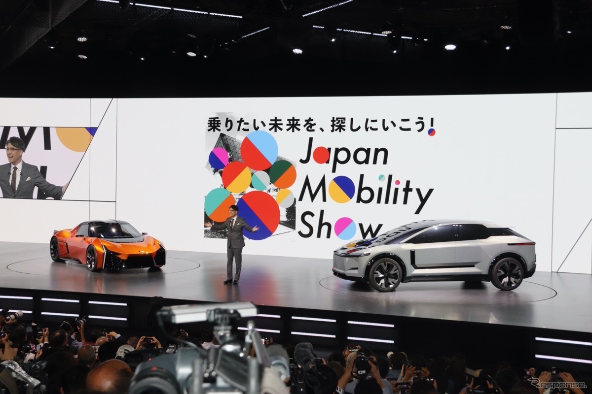 トヨタ自動車のプレスカンファレンス（ジャパンモビリティショー2023）
