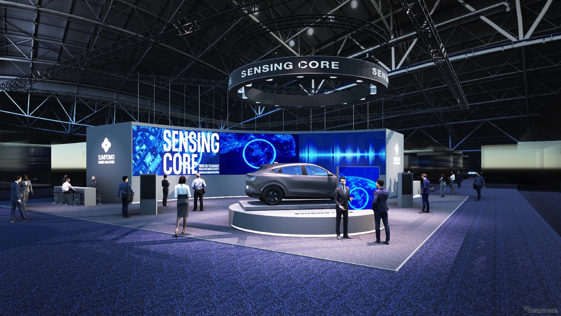 住友ゴム CES 2024のブースイメージ