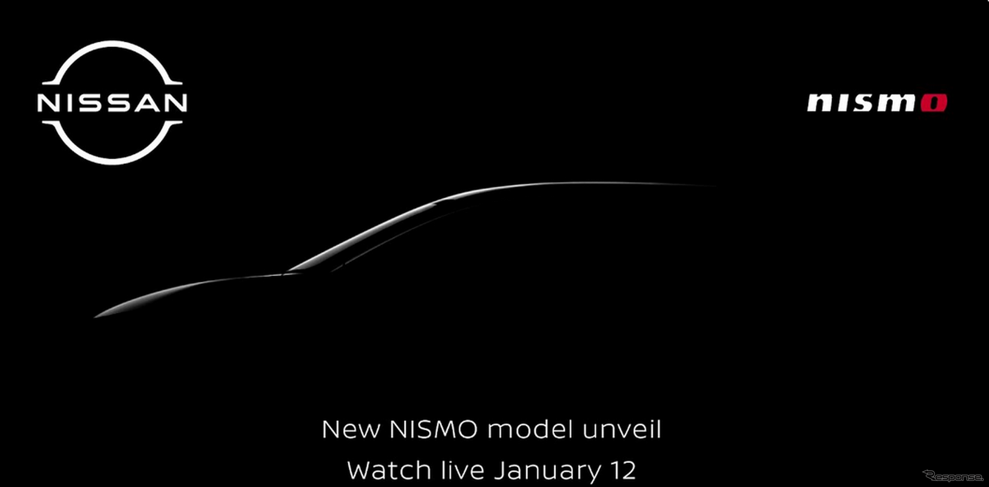 日産の新たなNISMOモデルのティザーイメージ