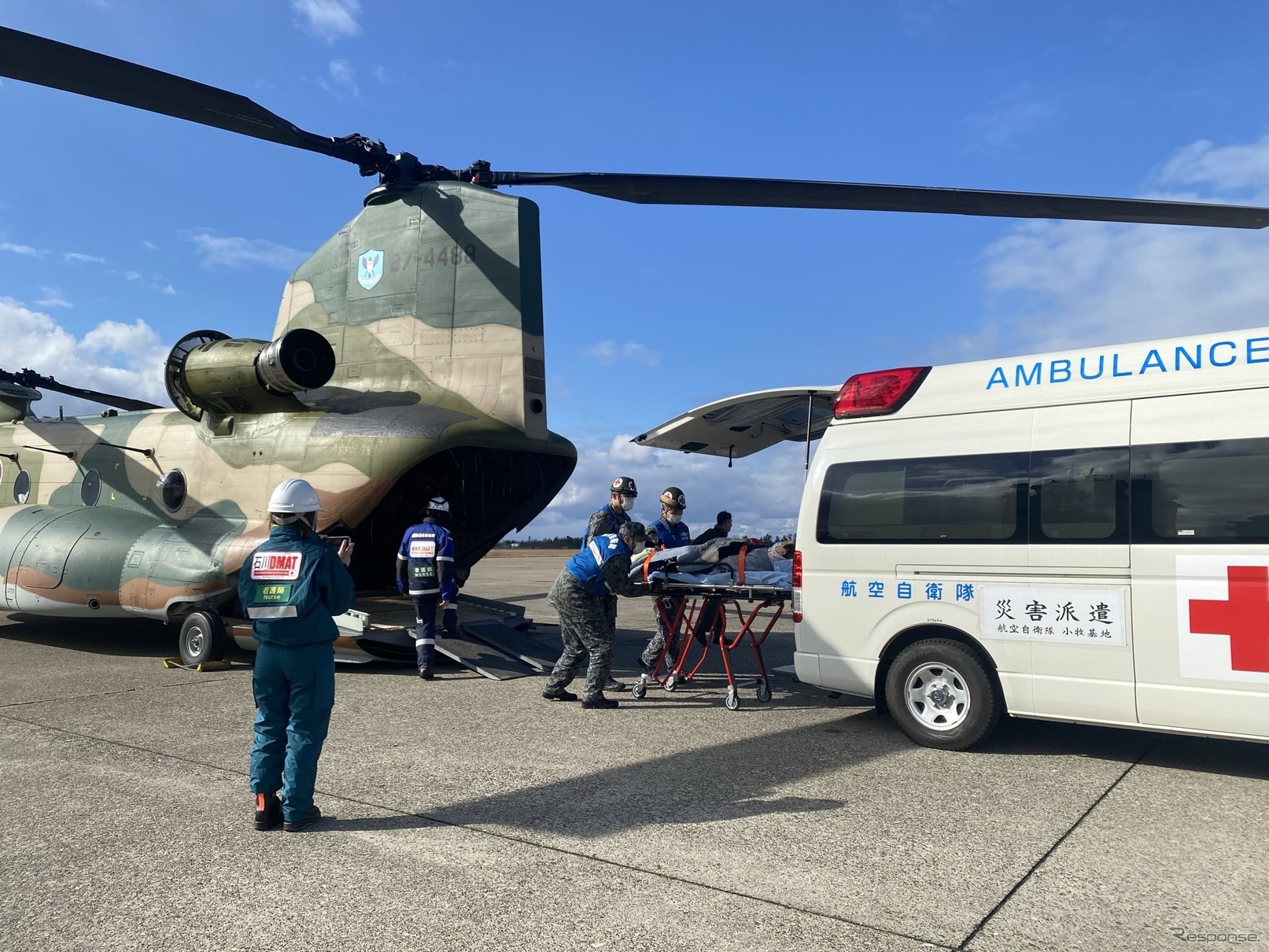 能登半島地震：自衛隊による支援（1月7日、石川県）