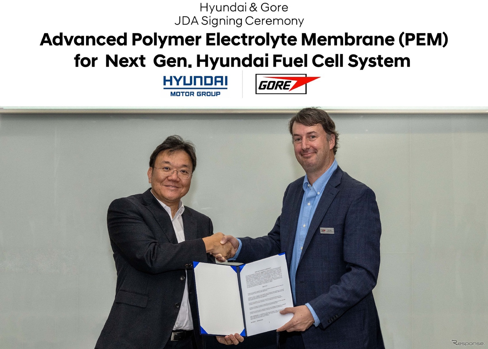 水素燃料電池システム用の高分子電解質膜（PEM）の共同開発契約をゴア社と締結したヒョンデ