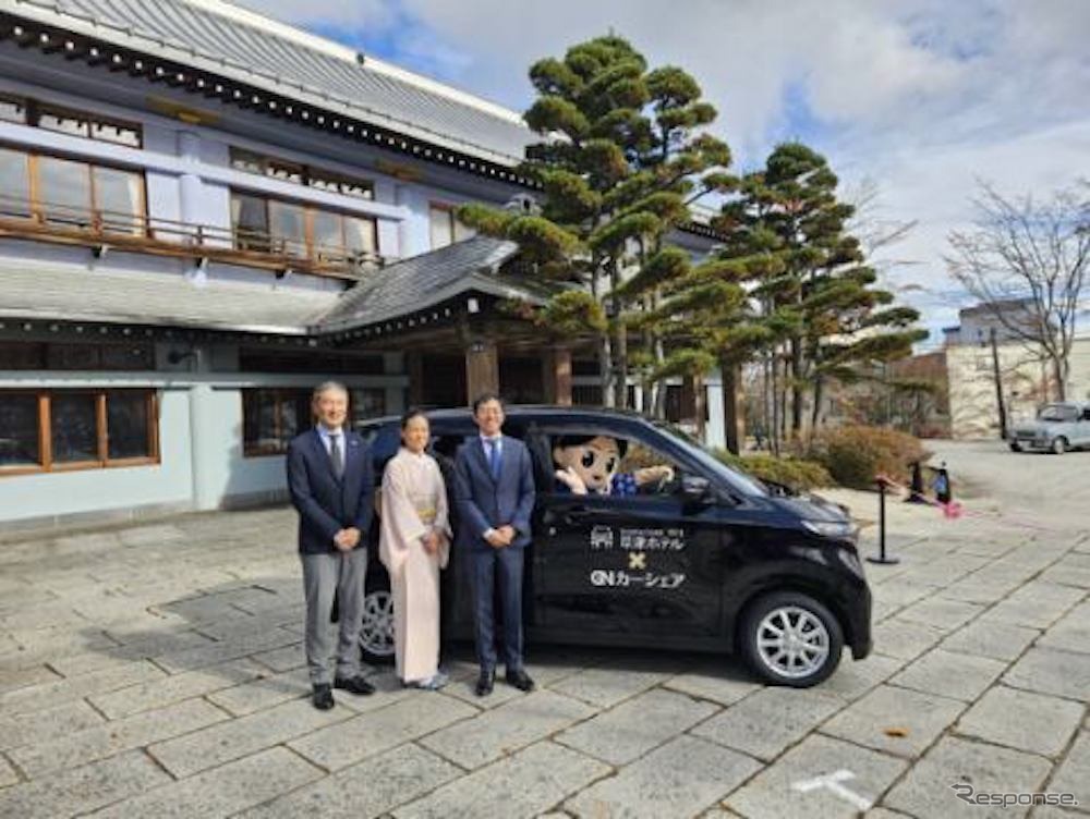 スマホがクルマの鍵になる「バーチャルキー」、草津ホテル1913の共同カーシェアに採用