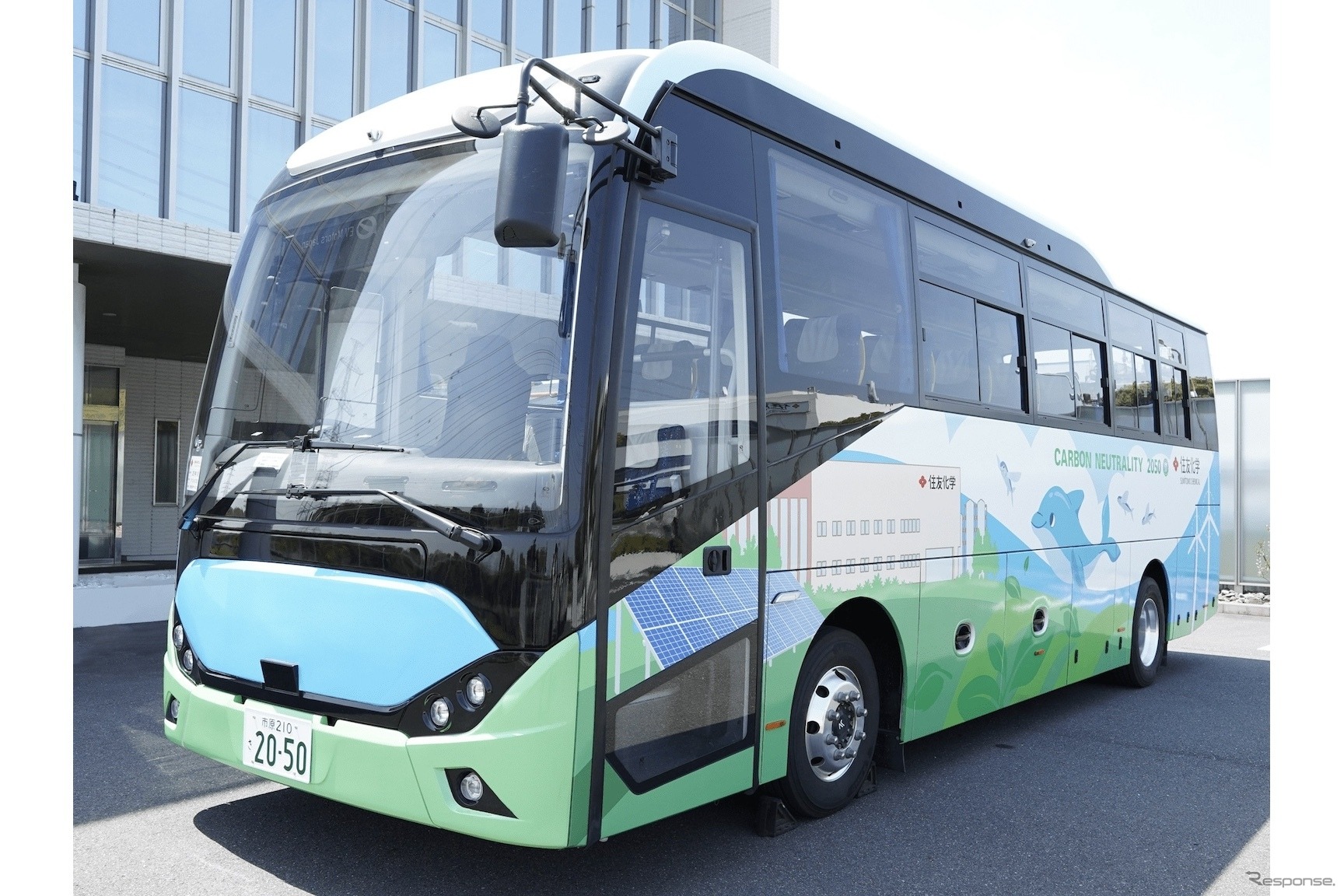 EVモーターズ・ジャパンのEVバス：F8 series6-Coach