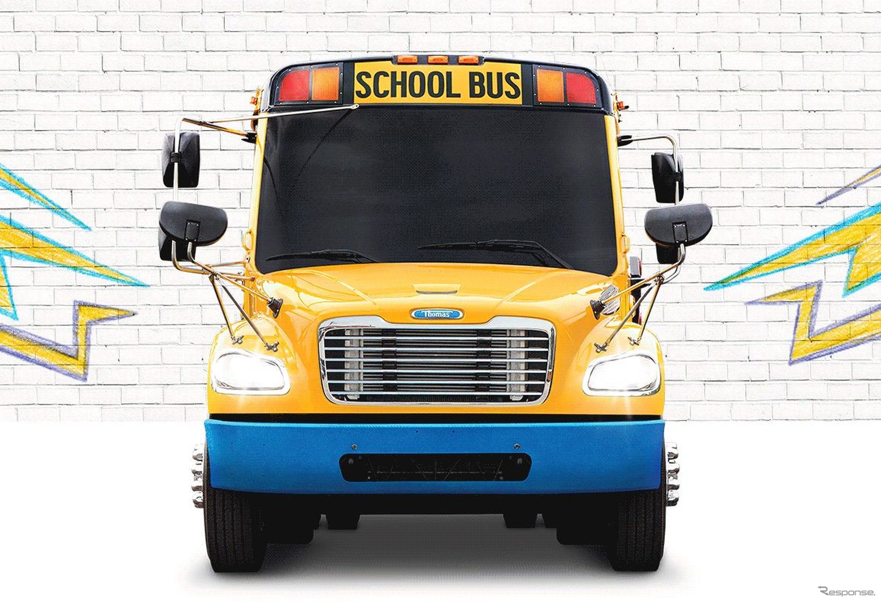 ダイムラー・トラック傘下のThomas Built BusesのEVスクールバス