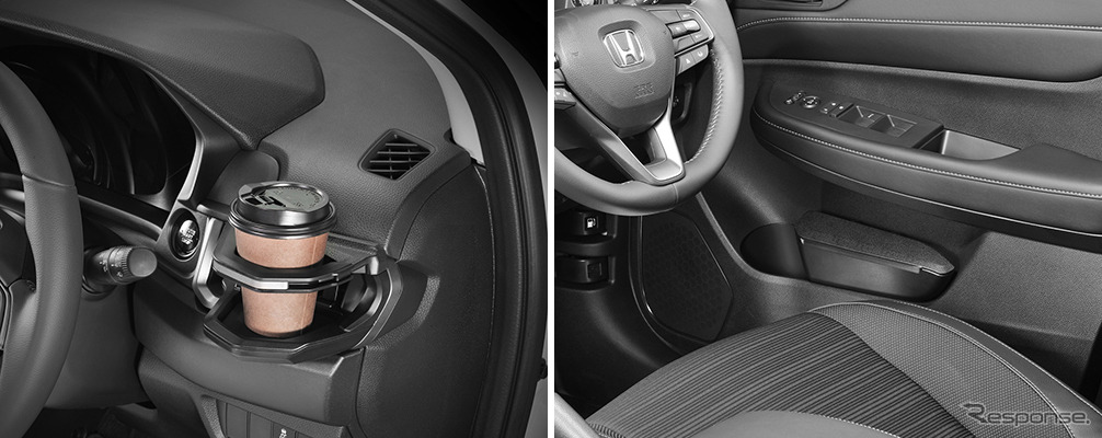 『WR-V』専用、カーメイトが内装との一体感にこだわった“まるで純正”ドリンクホルダーとゴミ箱を発売
