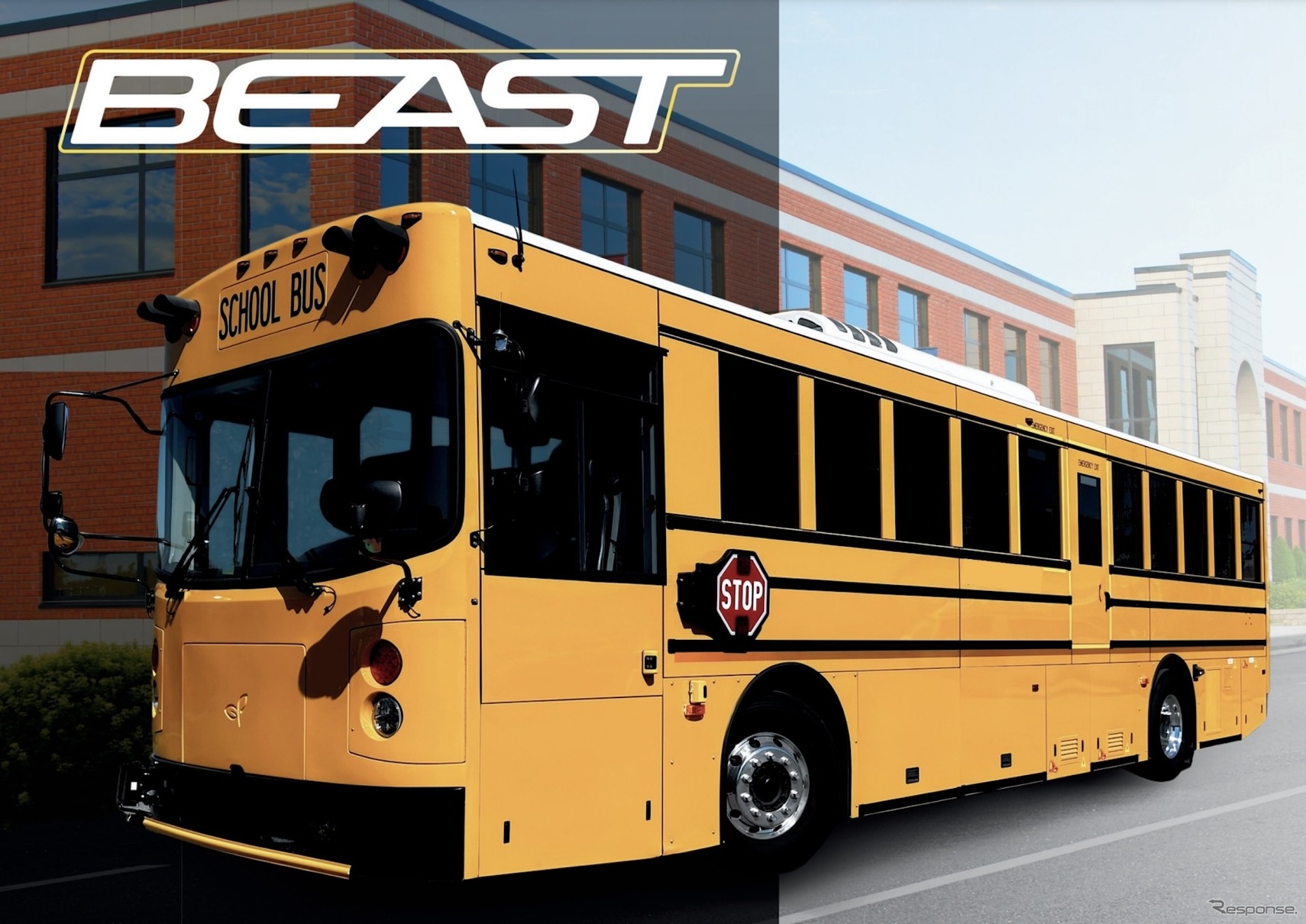 グリーンパワー社の新型EVスクールバス『Type D BEAST』