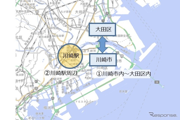 走行予定エリア