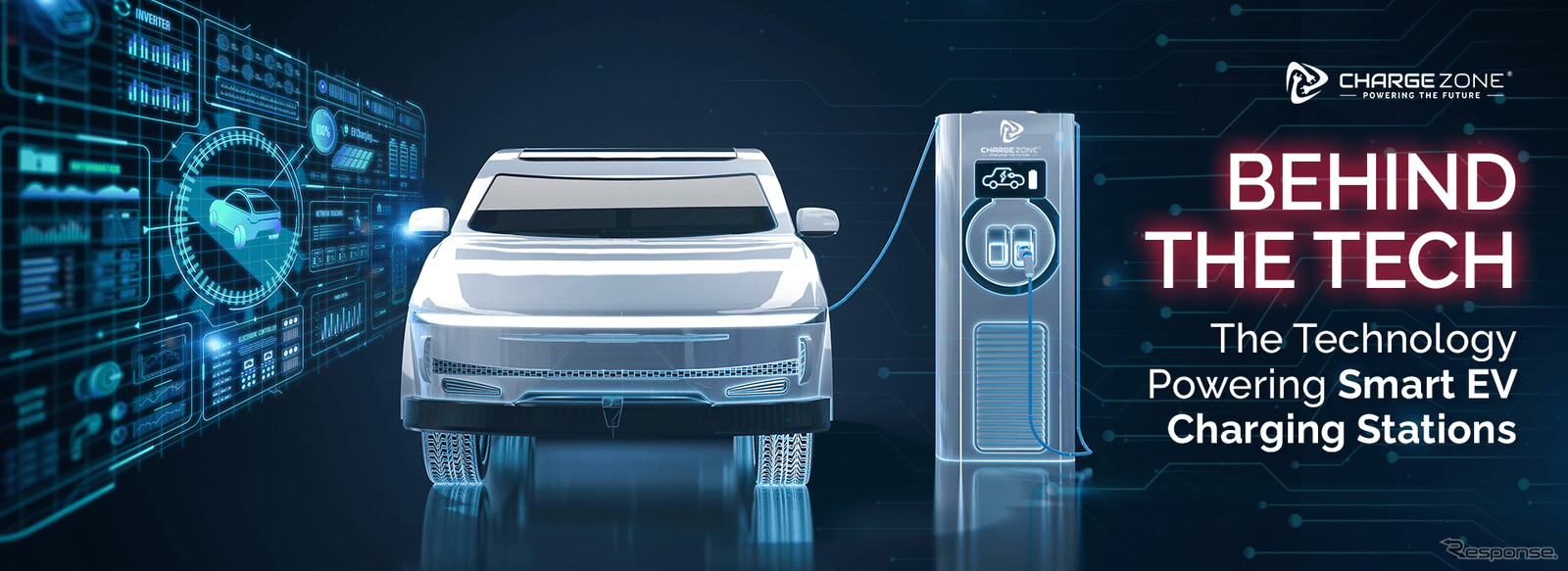 インドChargeZoneの急速充電ステーションのイメージ