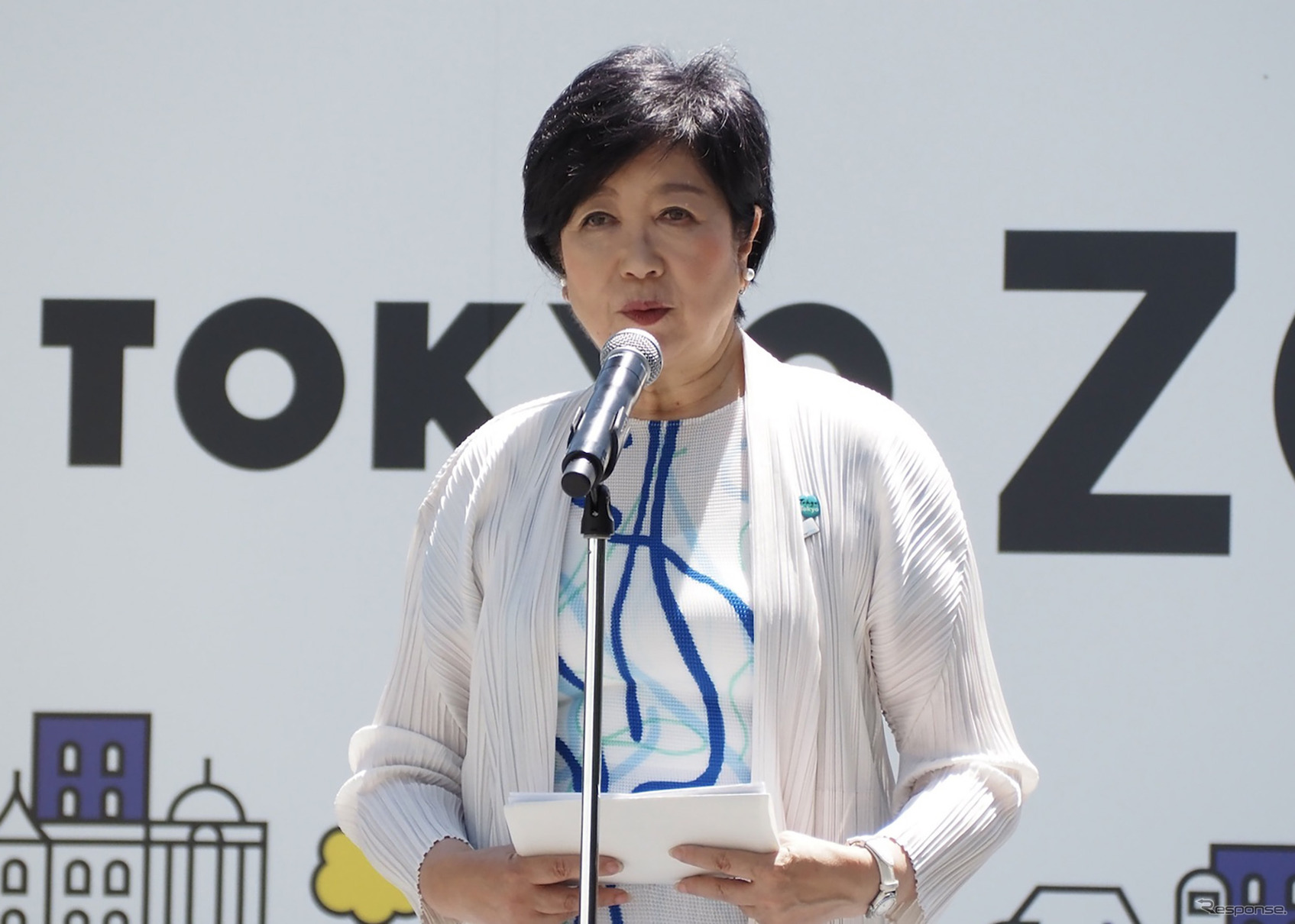 3回目の当選を果たした小池百合子東京都知事（資料画像）