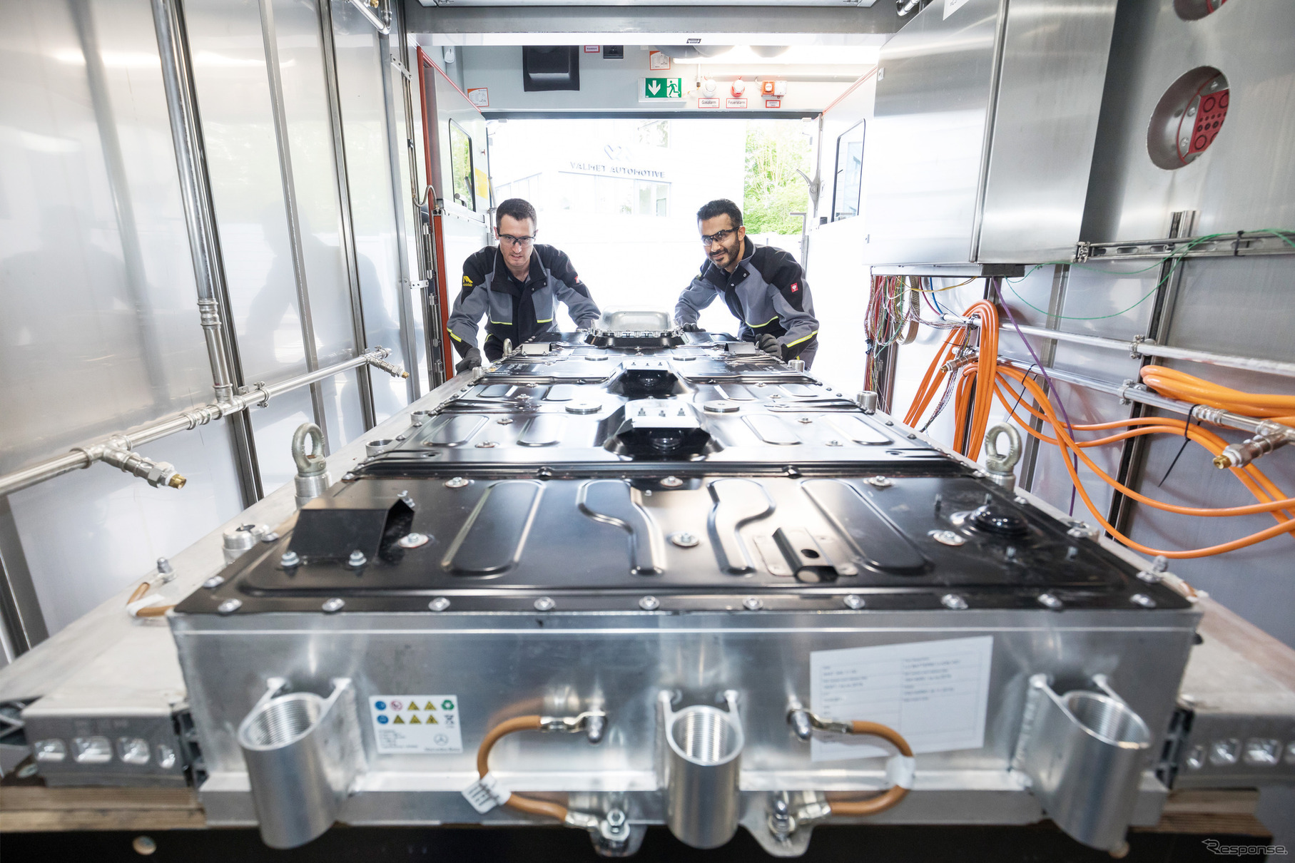 Valmet Automotiveのドイツのバッテリー試験施設