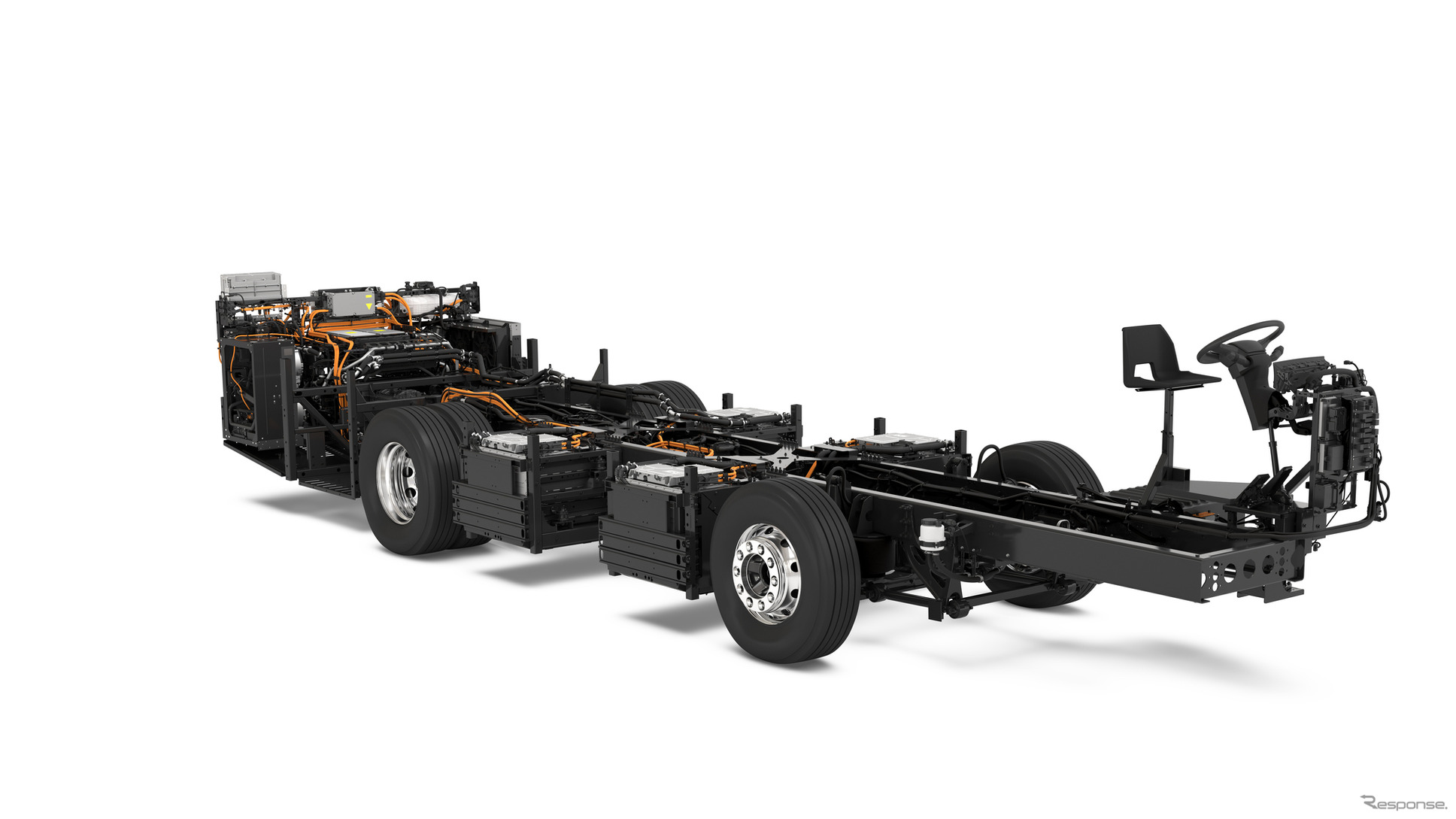 ボルボの新型電動バス向けシャシー「BZR」