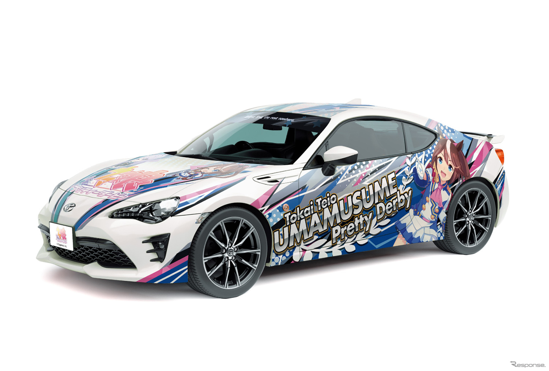 アオシマ「ウマ娘 プリティーダービー ZN6 TOYOTA86 '16（トヨタ）」（3D画像）