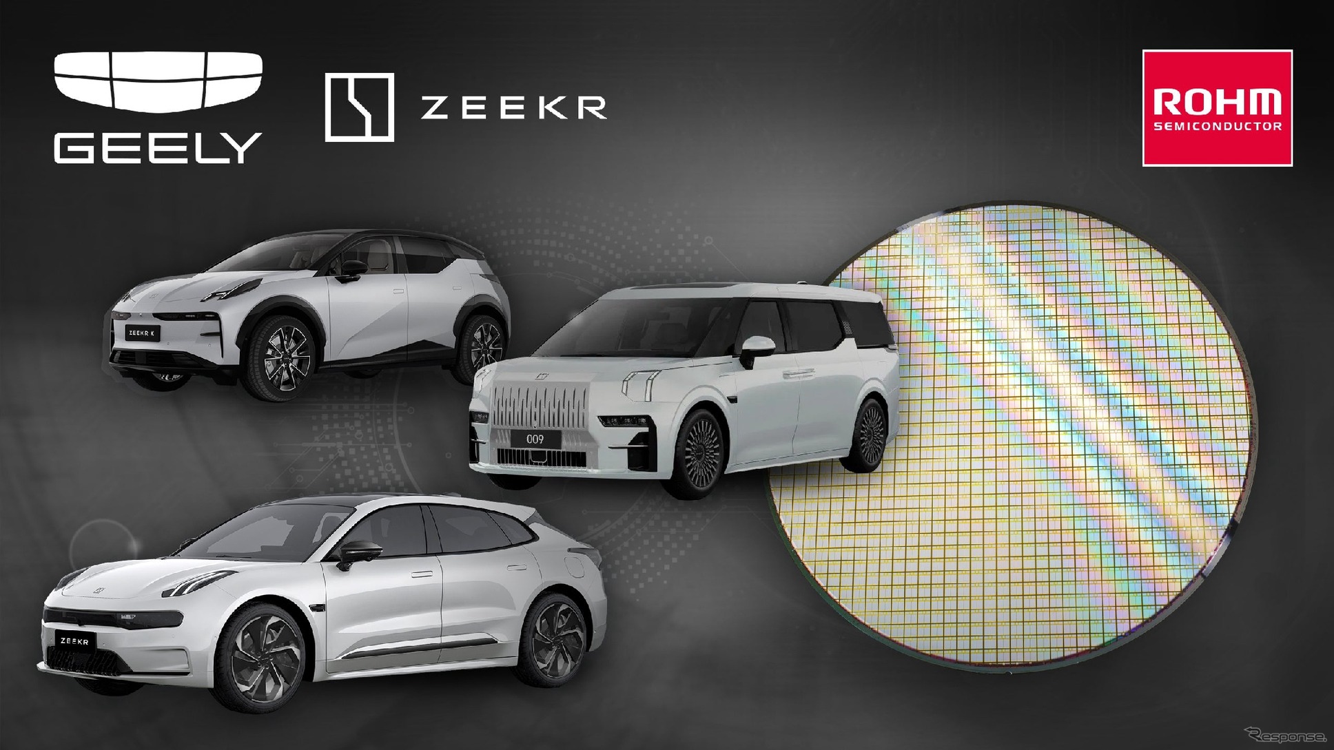 吉利のEVブランド『ZEEKR』がロームのパワーモジュール採用
