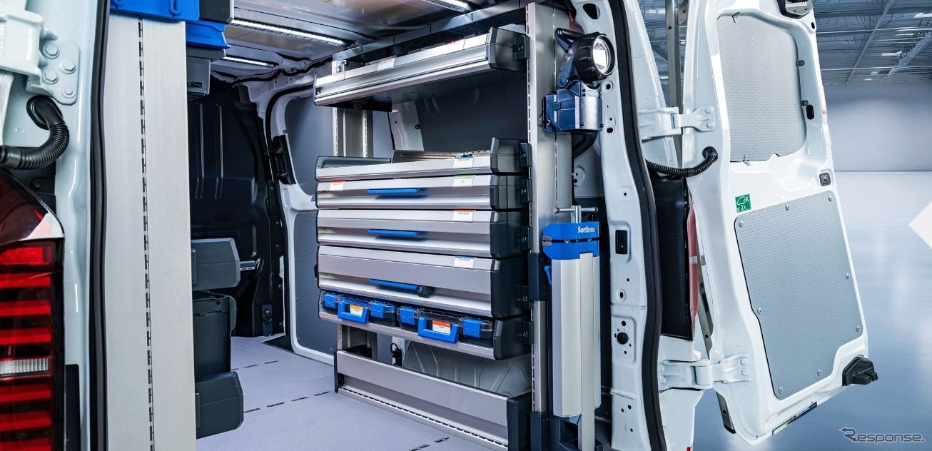 VWトランスポーター新型向けの新しい収納システム
