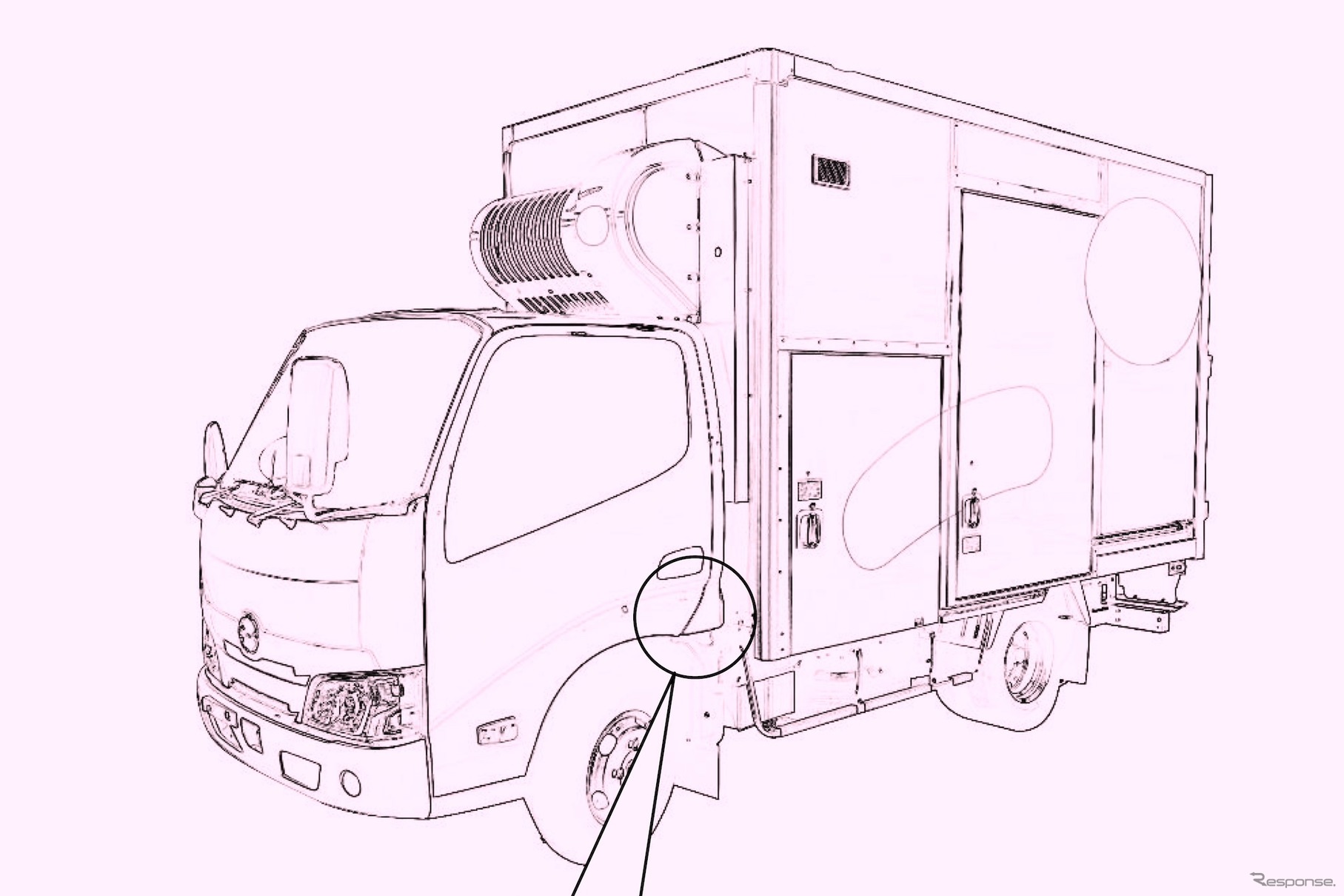 トヨタ・ダイナの冷凍冷蔵車