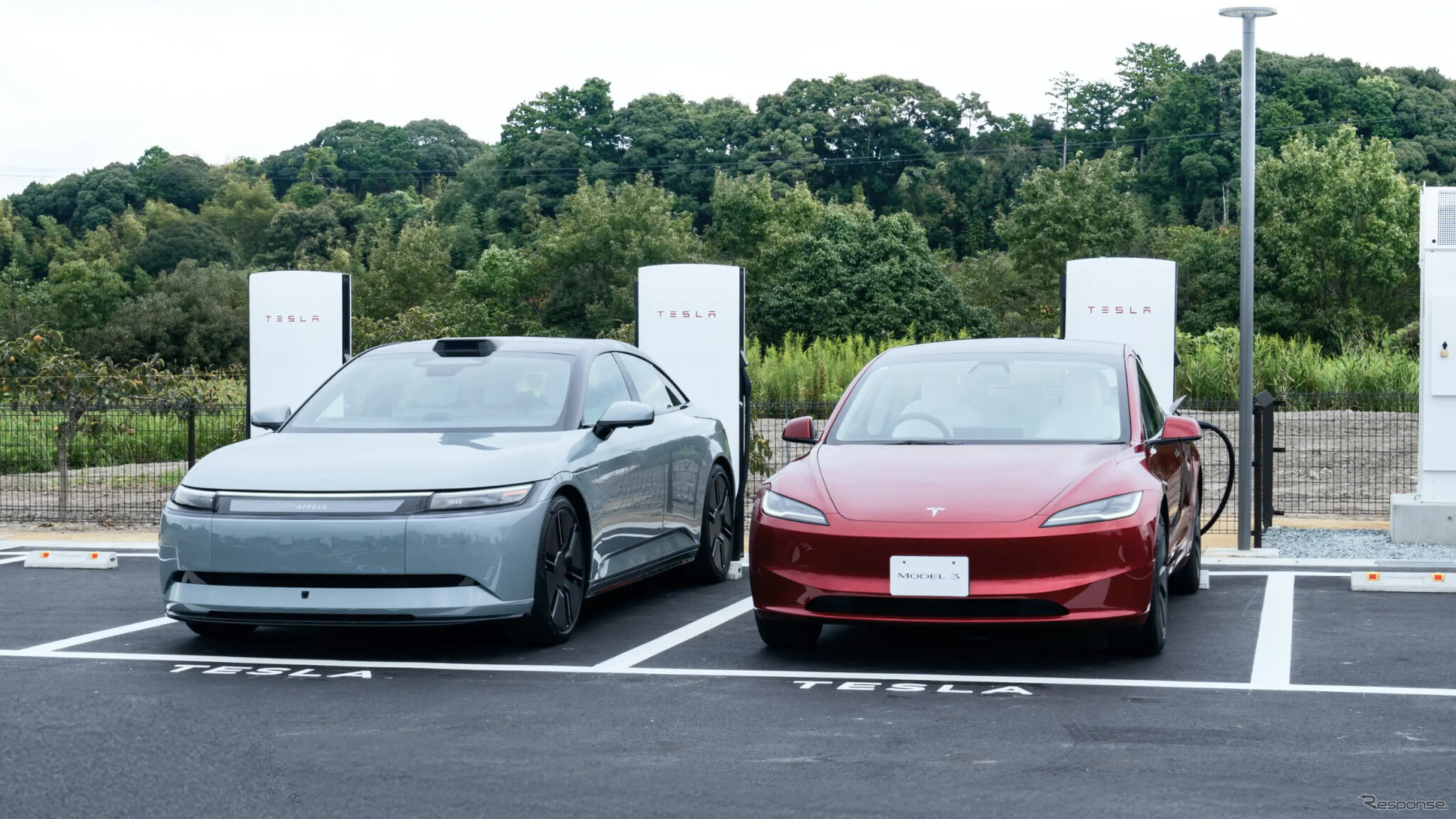 ソニー・ホンダモビリティの新型EVがテスラの充電規格採用