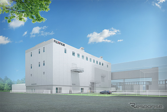 富士フィルムの静岡拠点の新棟のイメージ図