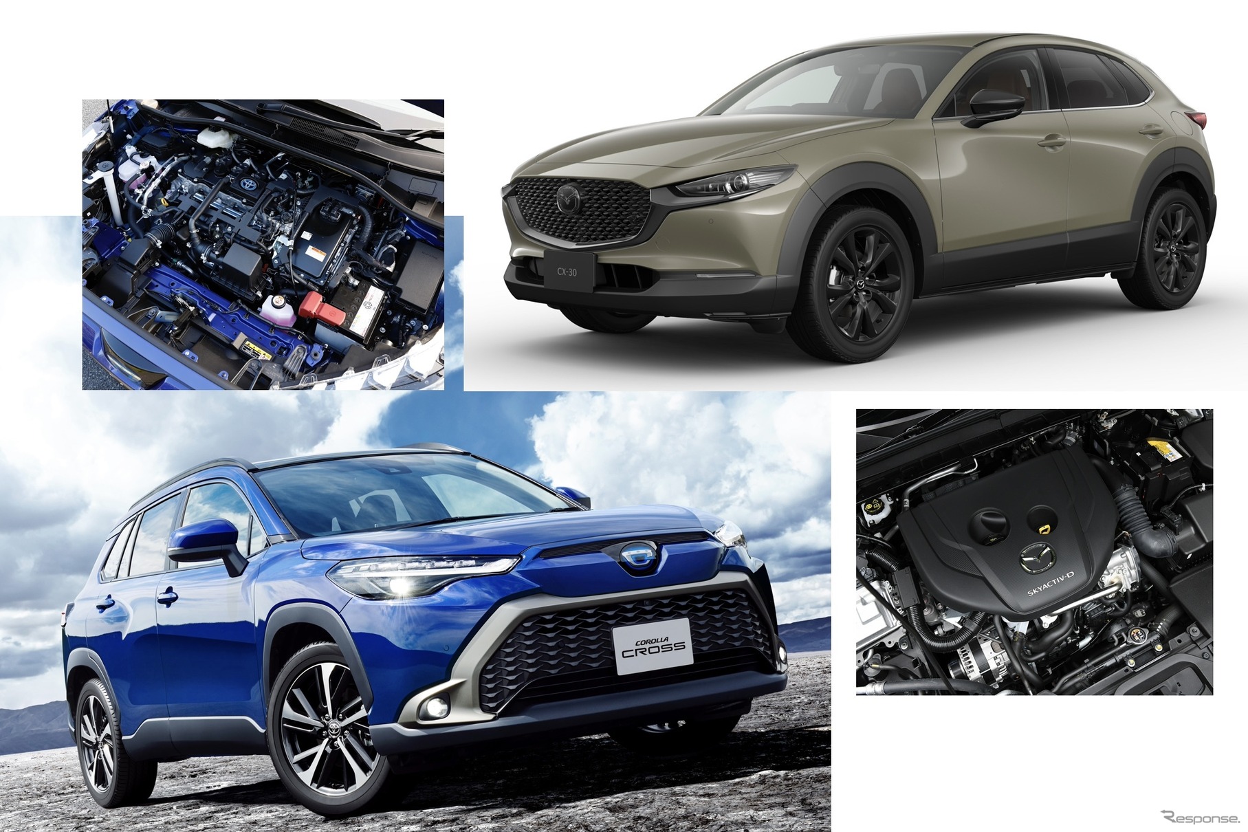 トヨタ カローラクロス vs マツダ CX-3