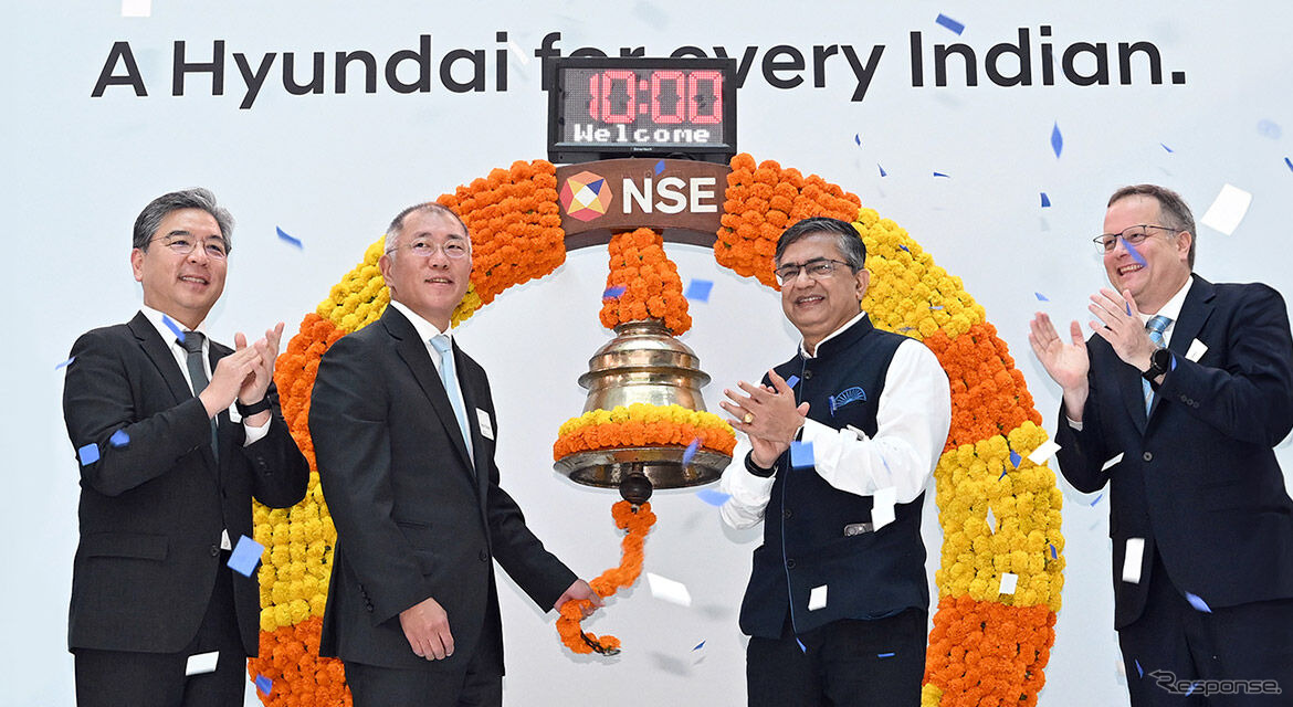 ヒョンデ・モーター・インディア（HMIL）がインド証券市場に上場