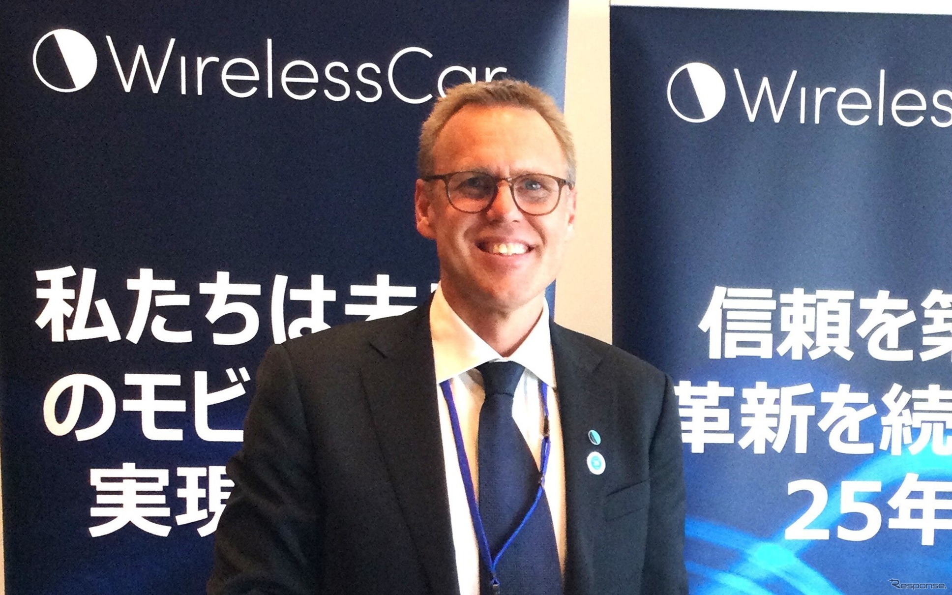 ワイヤレスカーのニクラス・フローレンCEO