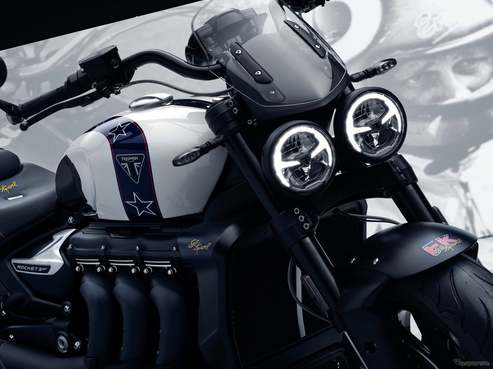 トライアンフ『Rocket 3 R & GT Evel Knievel Limited Editions』