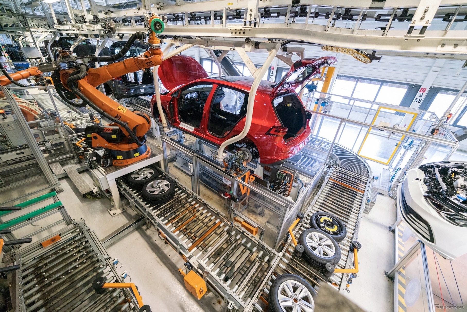 ウォルフスブルクのVW本社工場