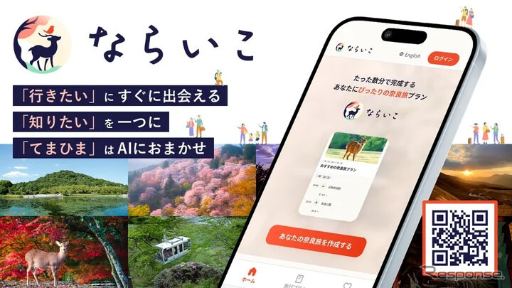 日立と奈良県がAIで旅程作成「ならいこ」サービスを共同開発