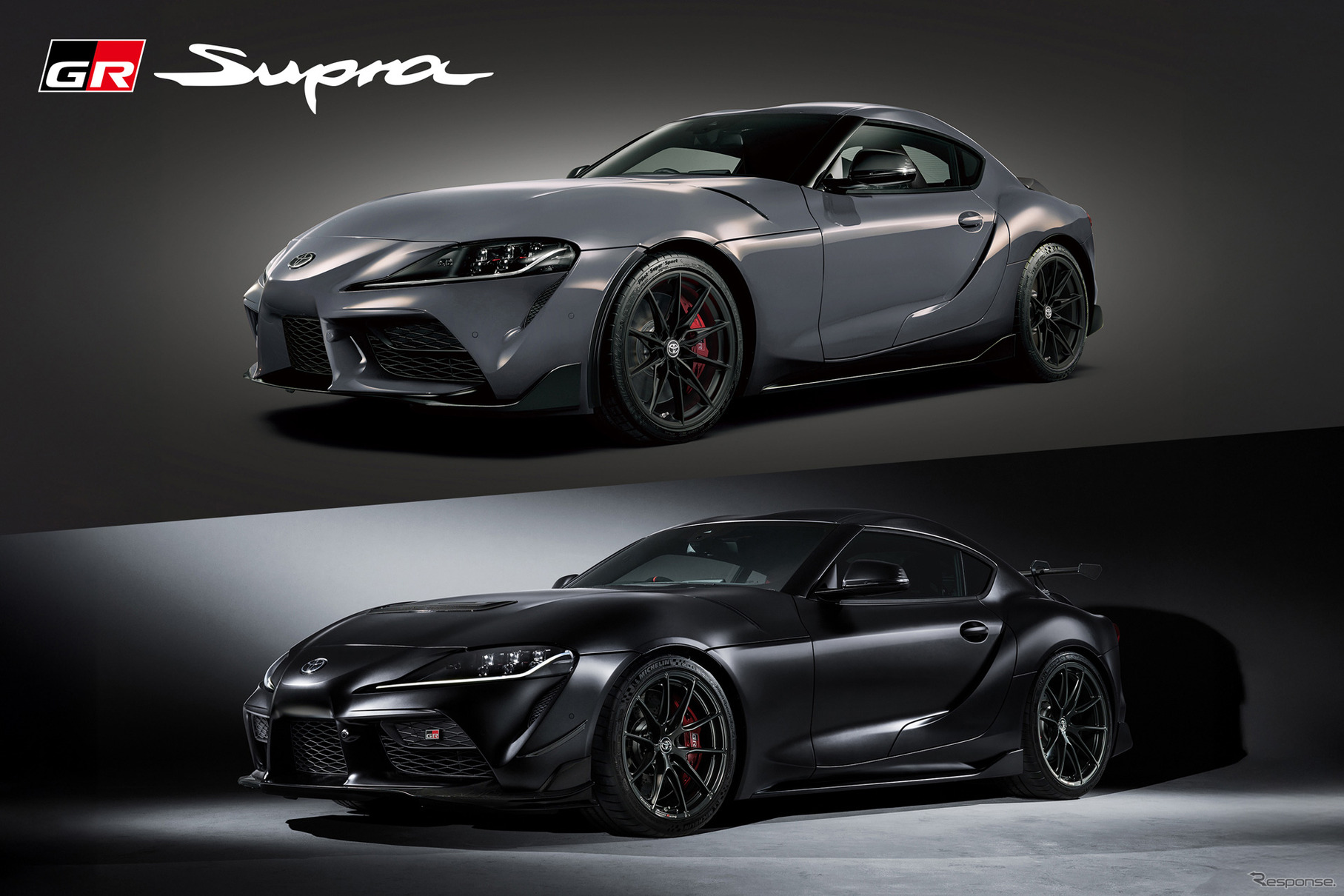 トヨタ・スープラ 一部改良モデル（上）と「A90 Final Edition」（下）日本仕様のプロトタイプ