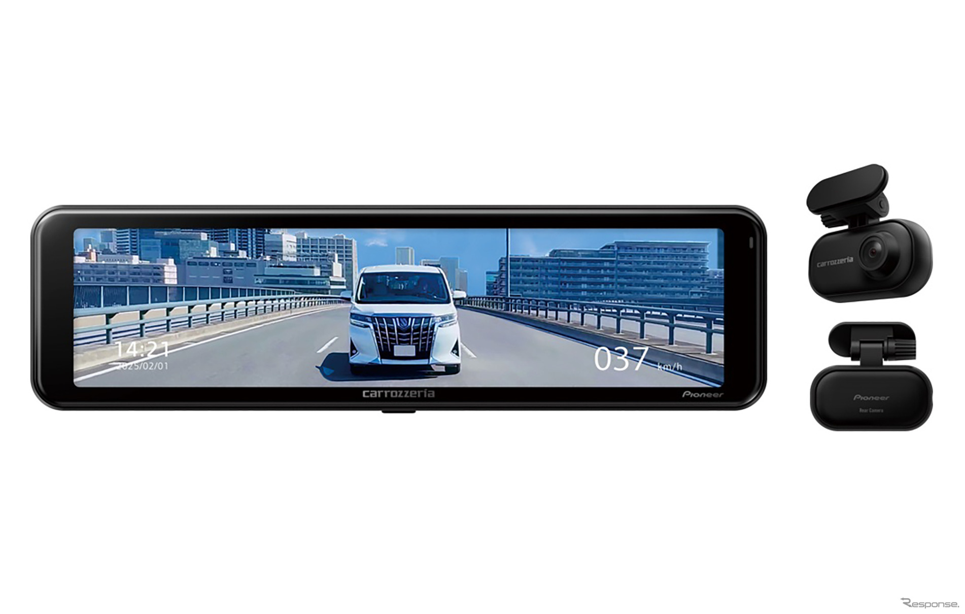 カロッツェリアの高精細デジタルミラー型ドライブレコーダー「VREC-MS700D」