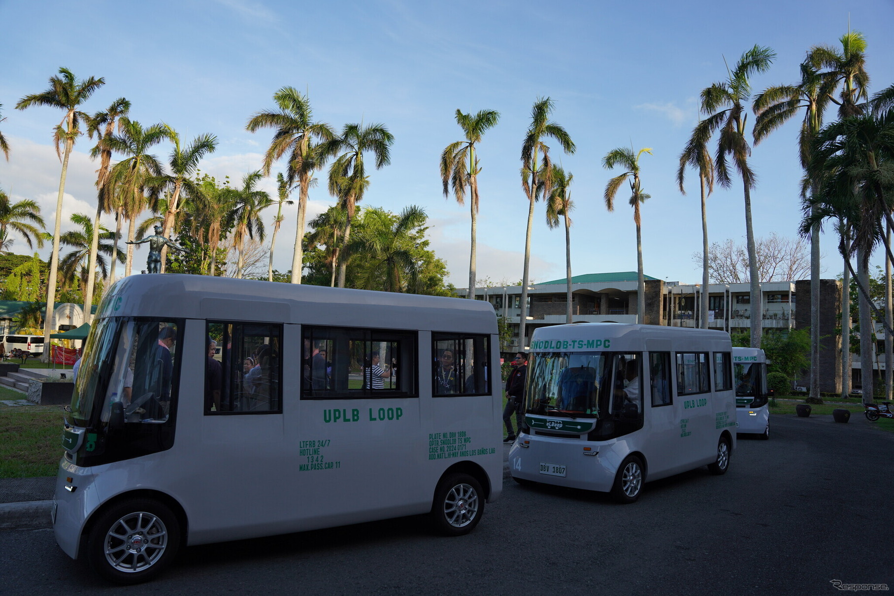 EVミニバス「Smart BUS」をフィリピン大学に5台納車