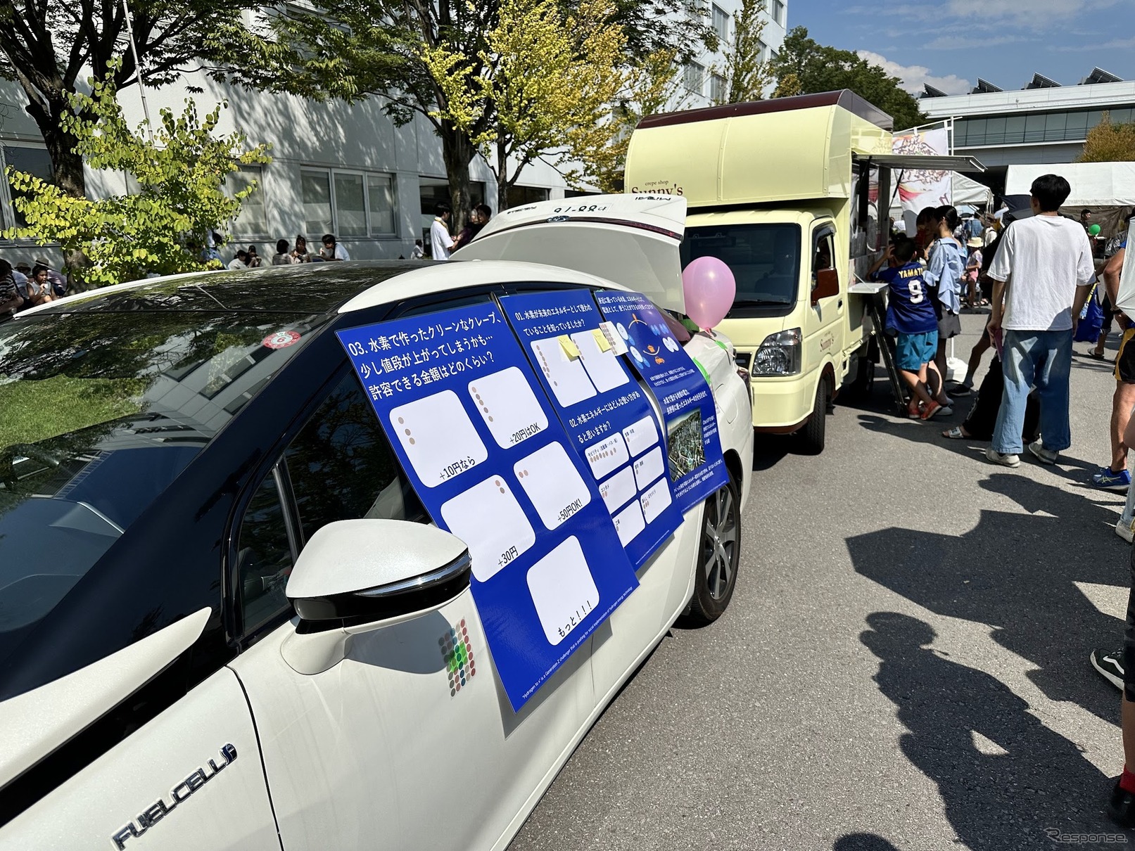 トヨタ『MIRAI』が動力源の水素キッチンカー