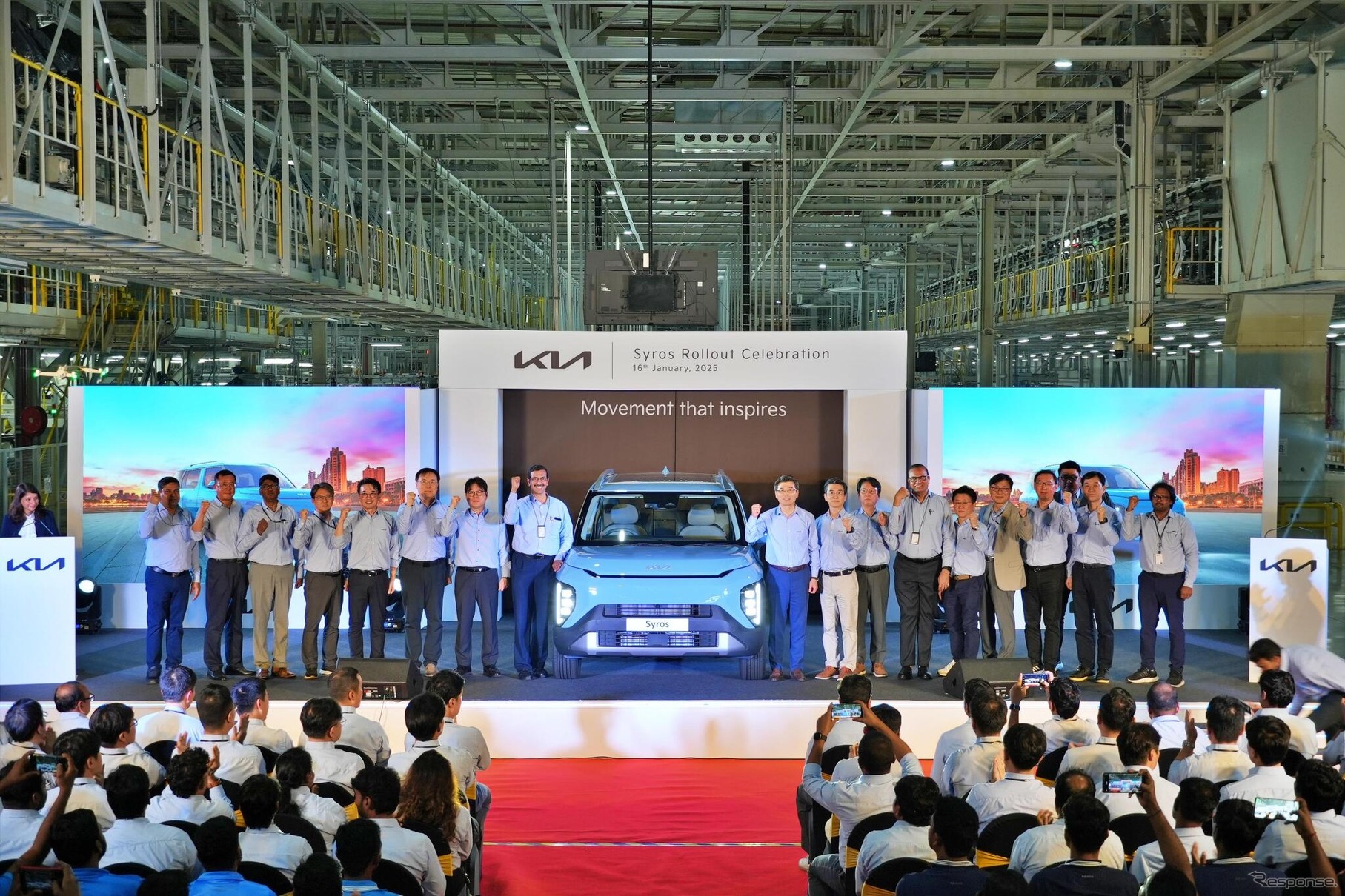 キアが新型SUV『シロス』の量産をインドで開始
