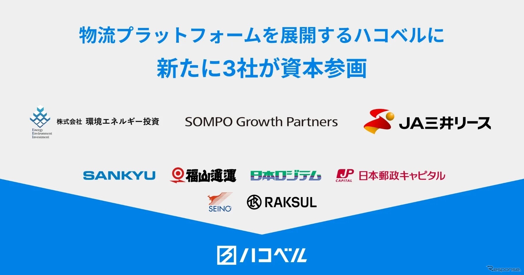 ハコベルに新たに3社が資本参画