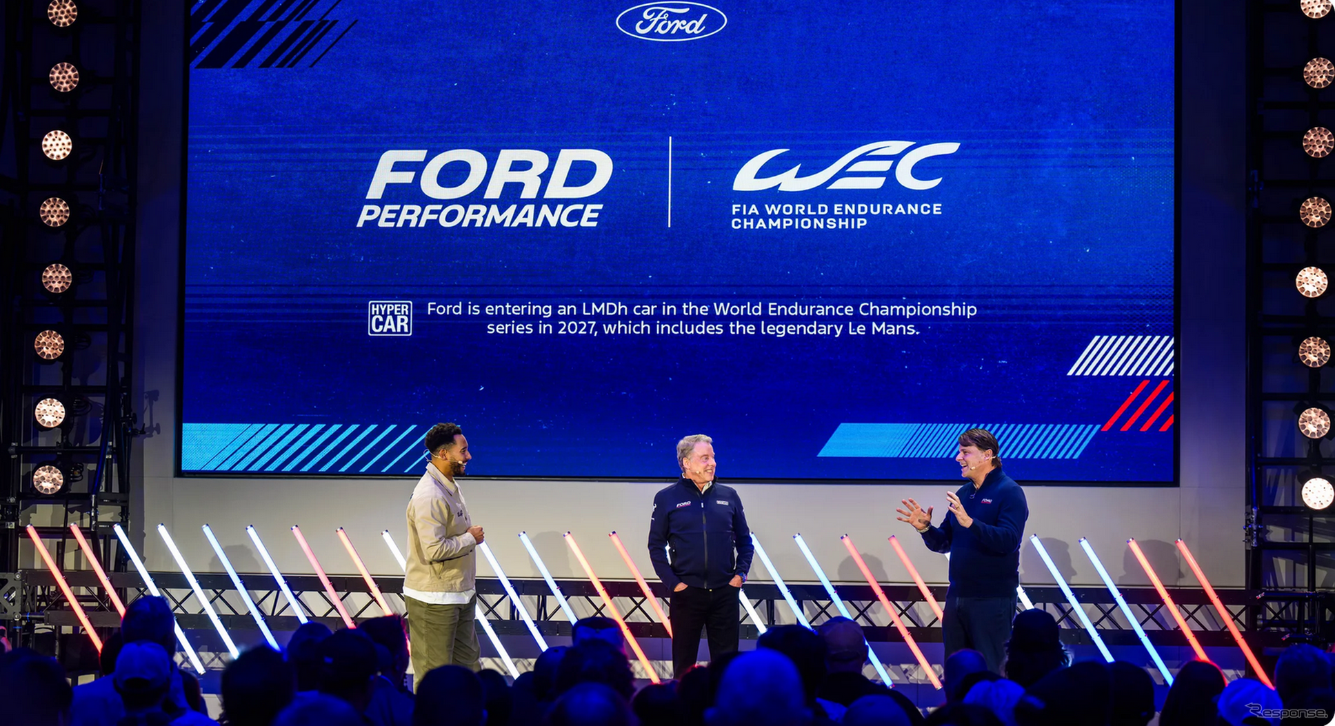 2027年からのWEC（世界耐久選手権）とル・マン24時間レース参戦を発表したフォードモーターの首脳陣