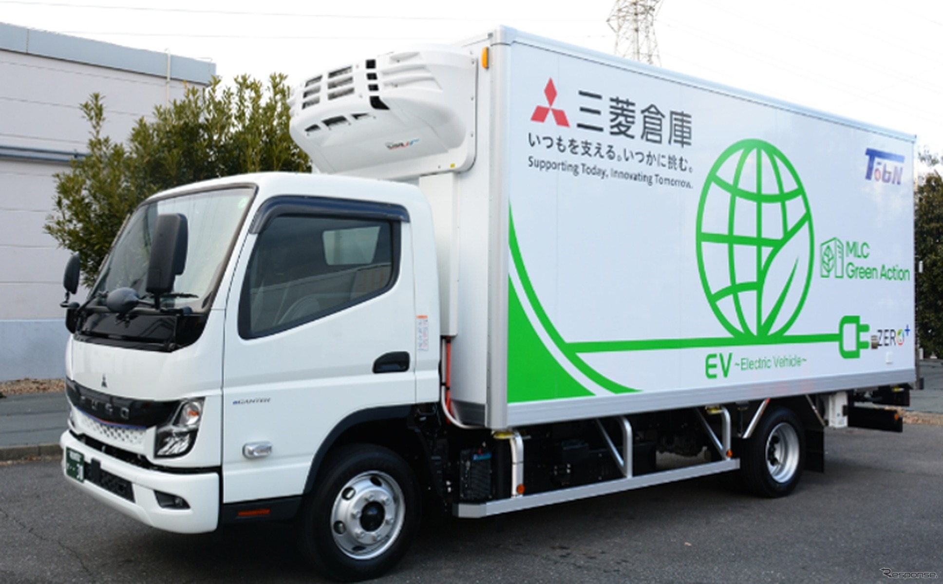 三菱商事、三菱倉庫、ユアスタンドの3社が三菱ふそう『eキャンター』を導入し医薬品物流のCO2排出ゼロめざす