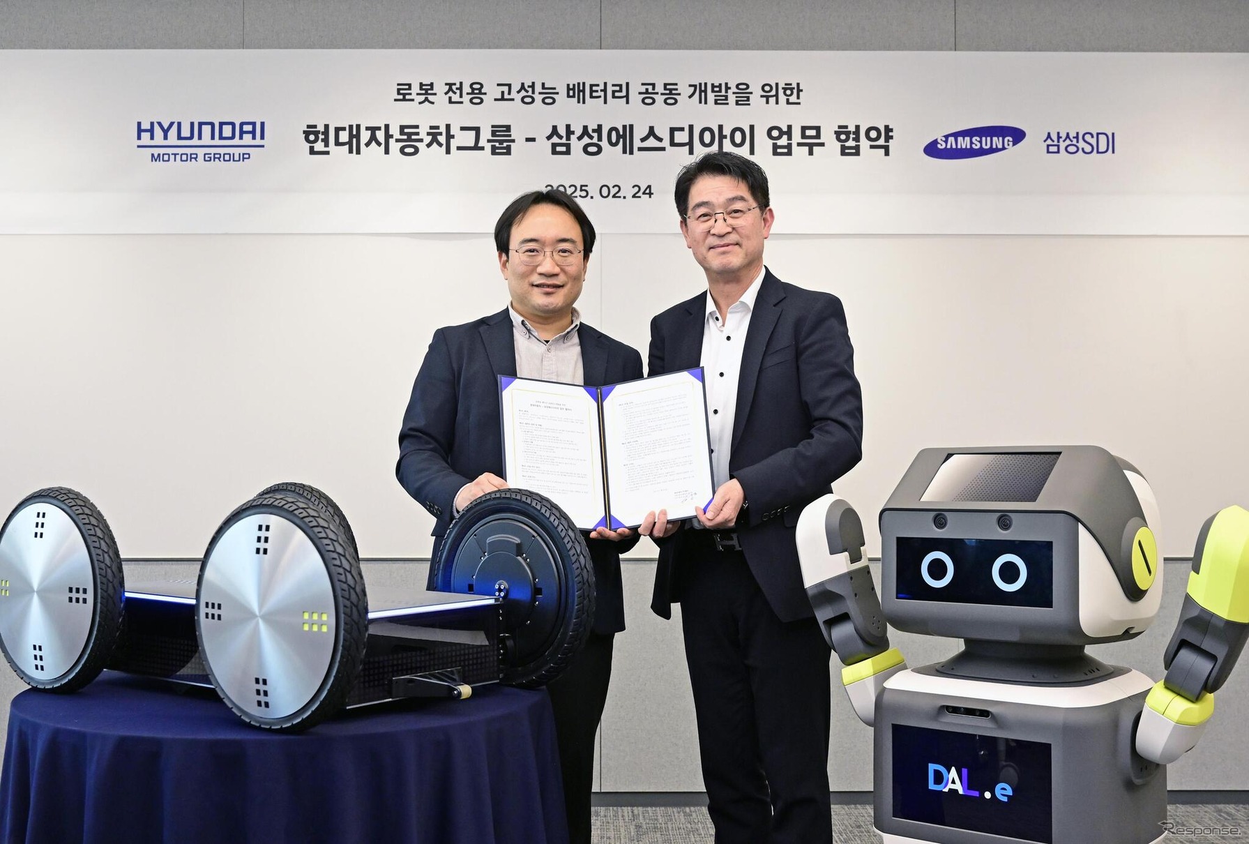 ヒョンデとキア、サムスンSDIがロボット専用の高性能バッテリー開発で提携