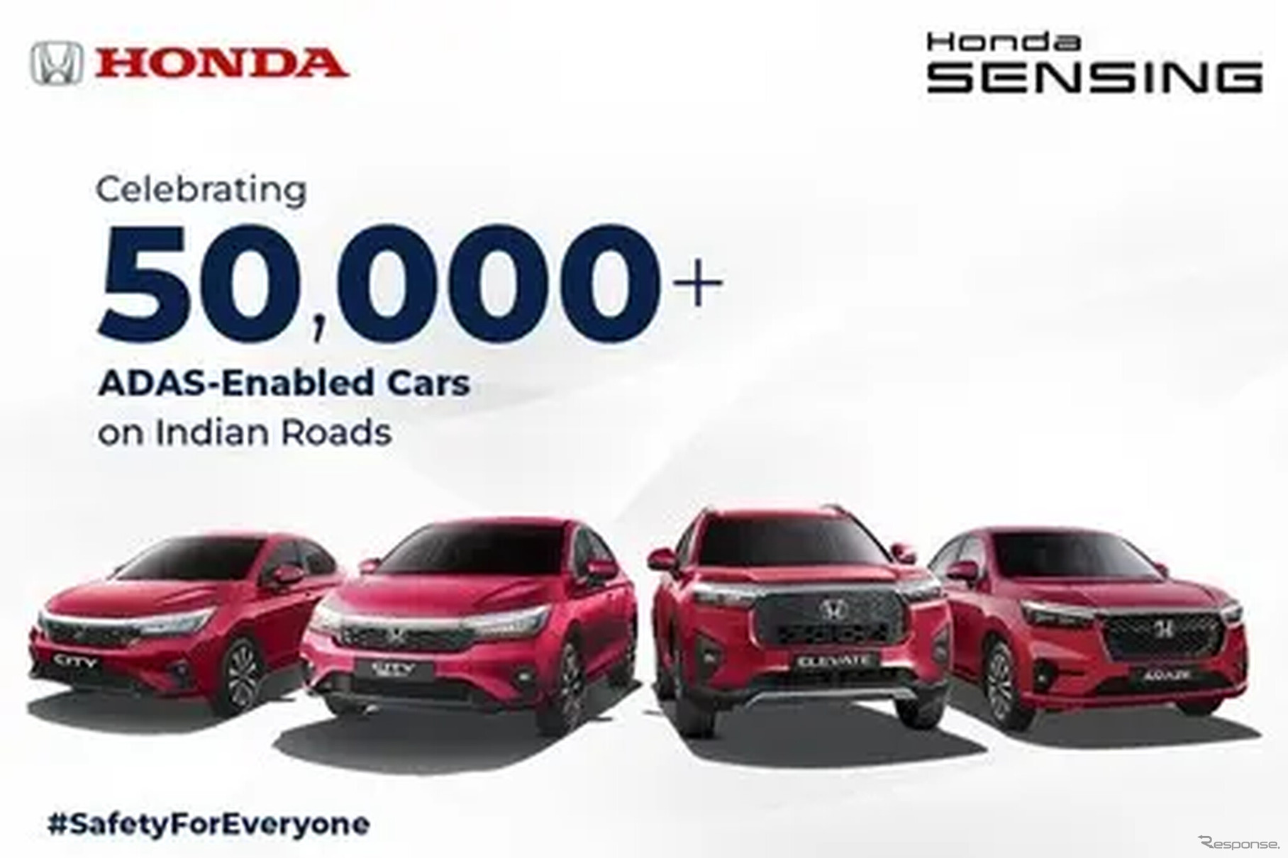 ホンダのインド「Honda SENSING」搭載車