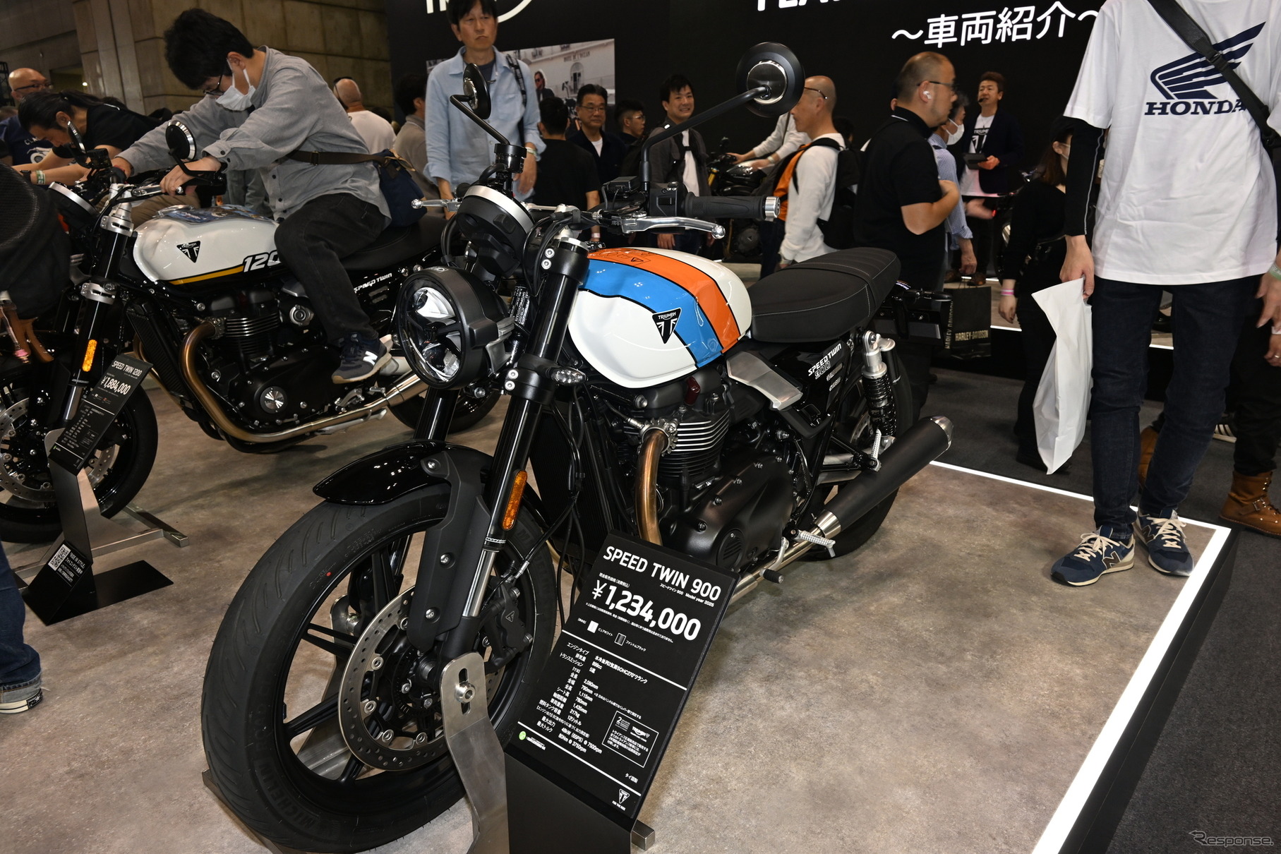 トライアンフ スピードツイン900（東京モーターサイクルショー2025）