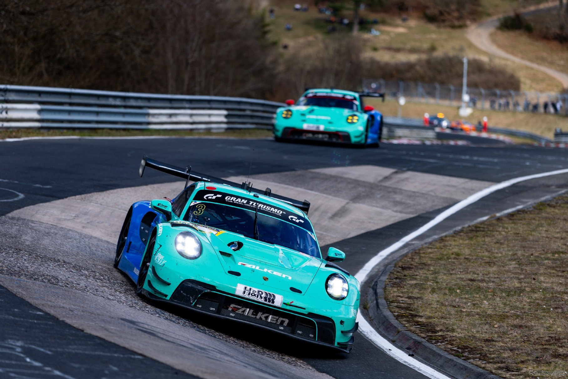 総合優勝の3号車ポルシェ『911 GT3R』