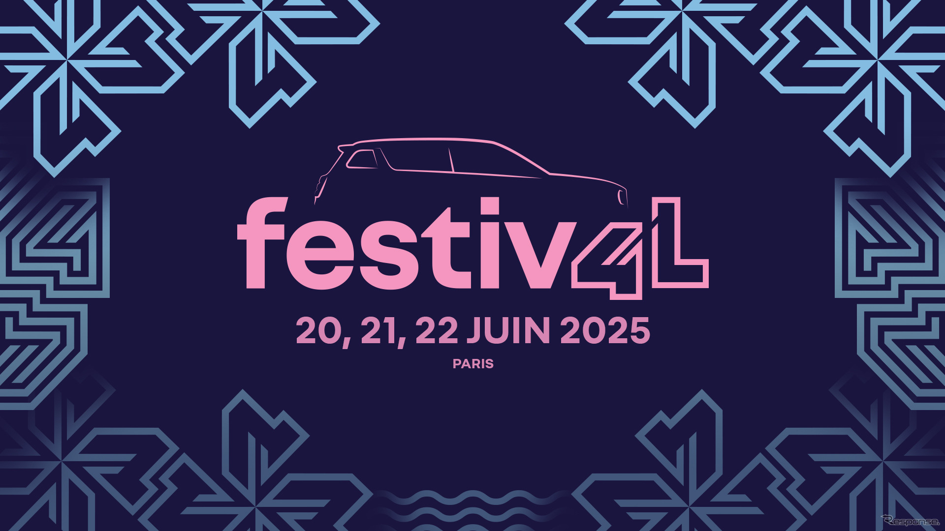 ルノーが6月20日から22日にかけて、フランス・パリで音楽フェスティバル「festiv4L」を開催